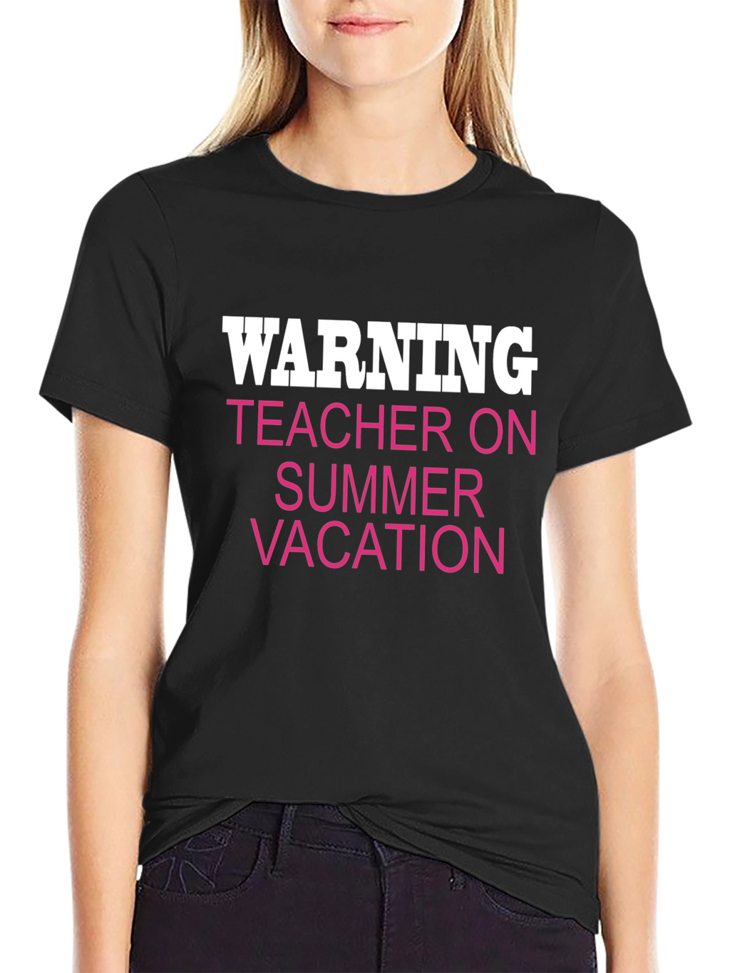 Warning Teacher on Summer Vacation Tee