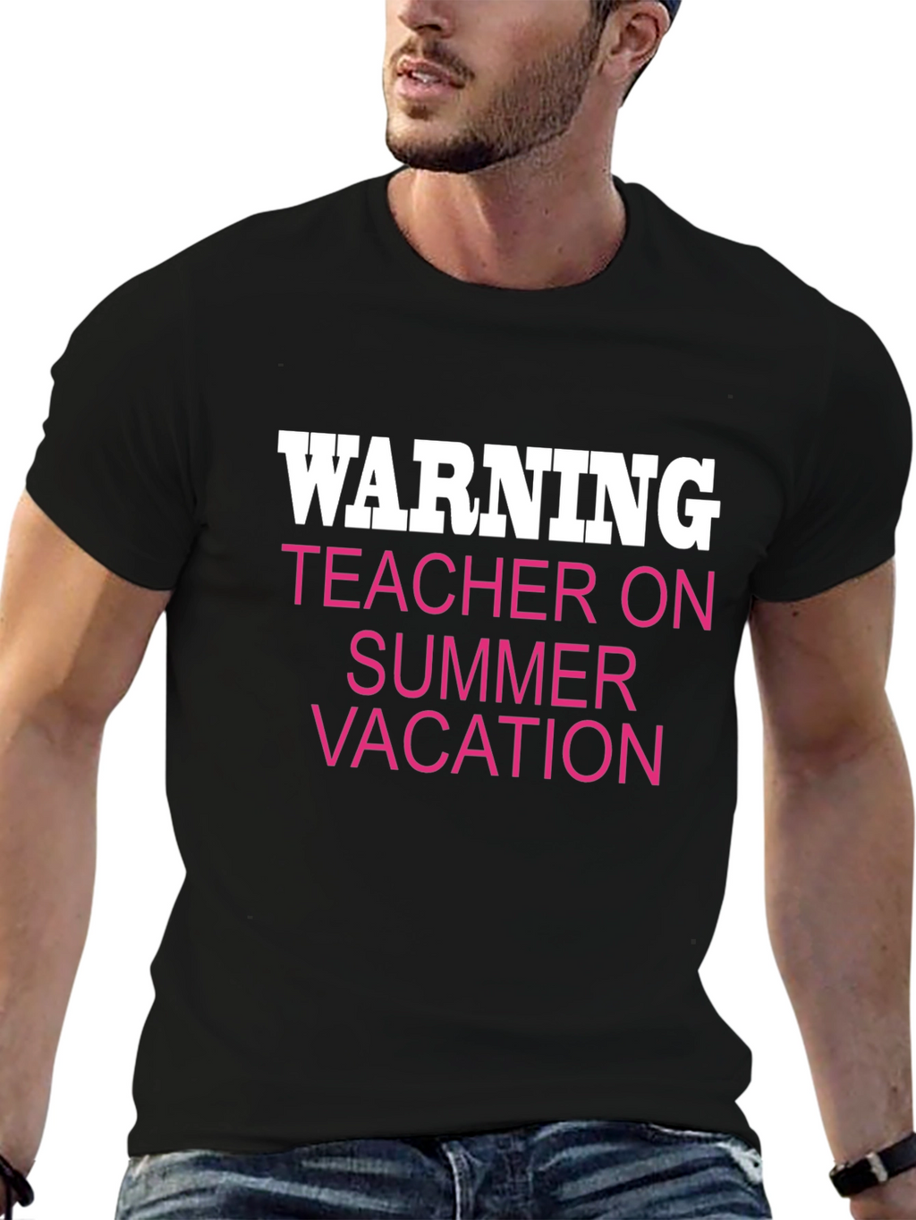 Warning Teacher on Summer Vacation Tee