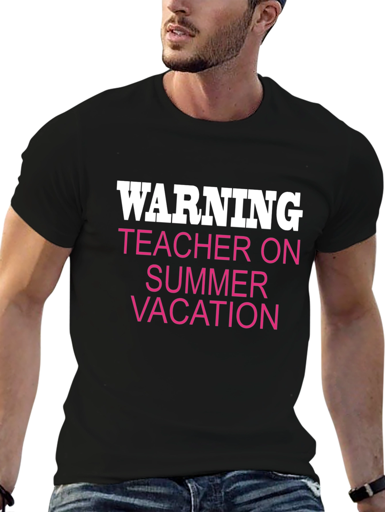 Warning Teacher on Summer Vacation Tee