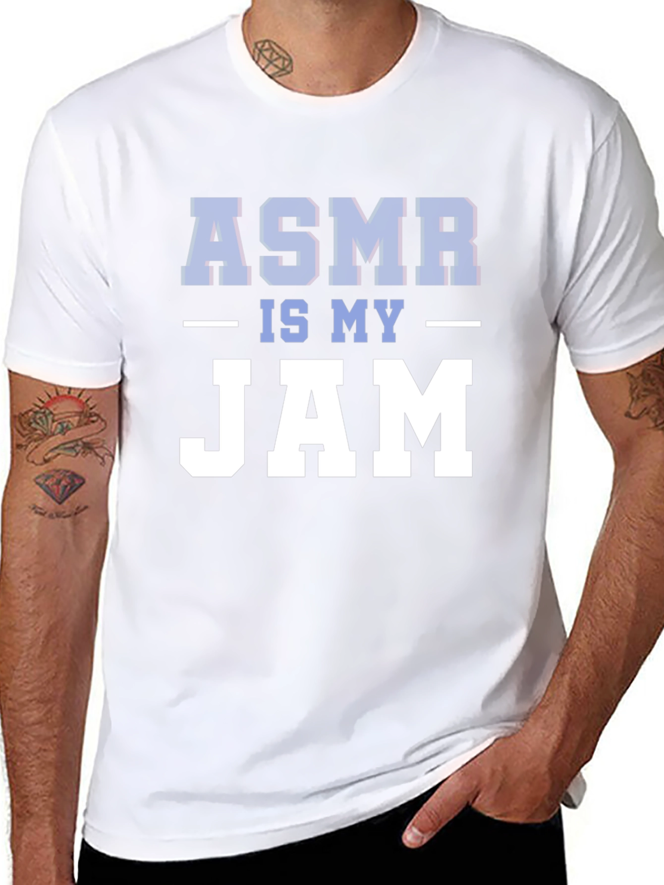 ASMR Is My Jam Graphic Tee - Relaxing Sound Fan T-Shirt