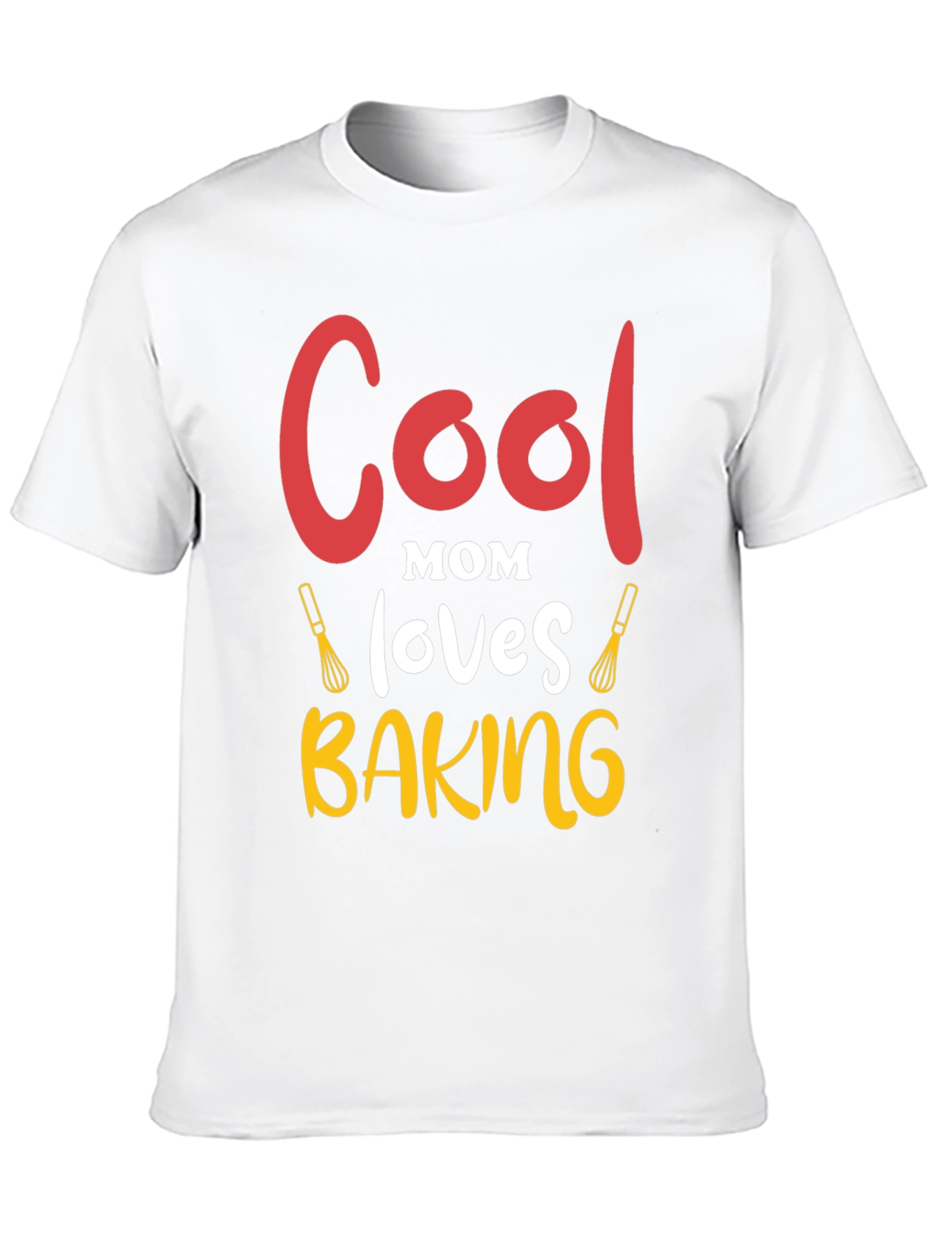 Cool Mom Baking Graphic T-Shirt