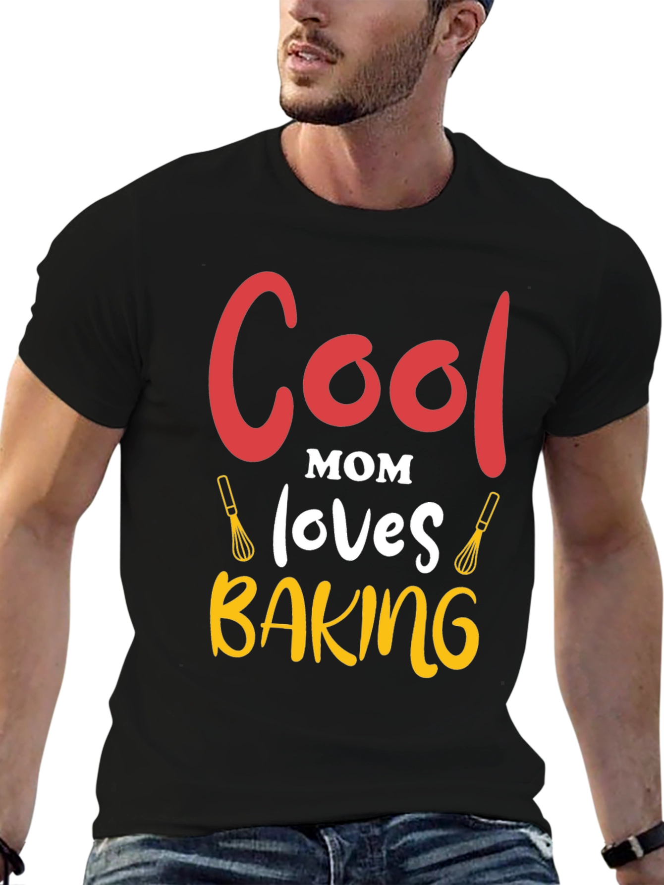 Cool Mom Baking Graphic T-Shirt