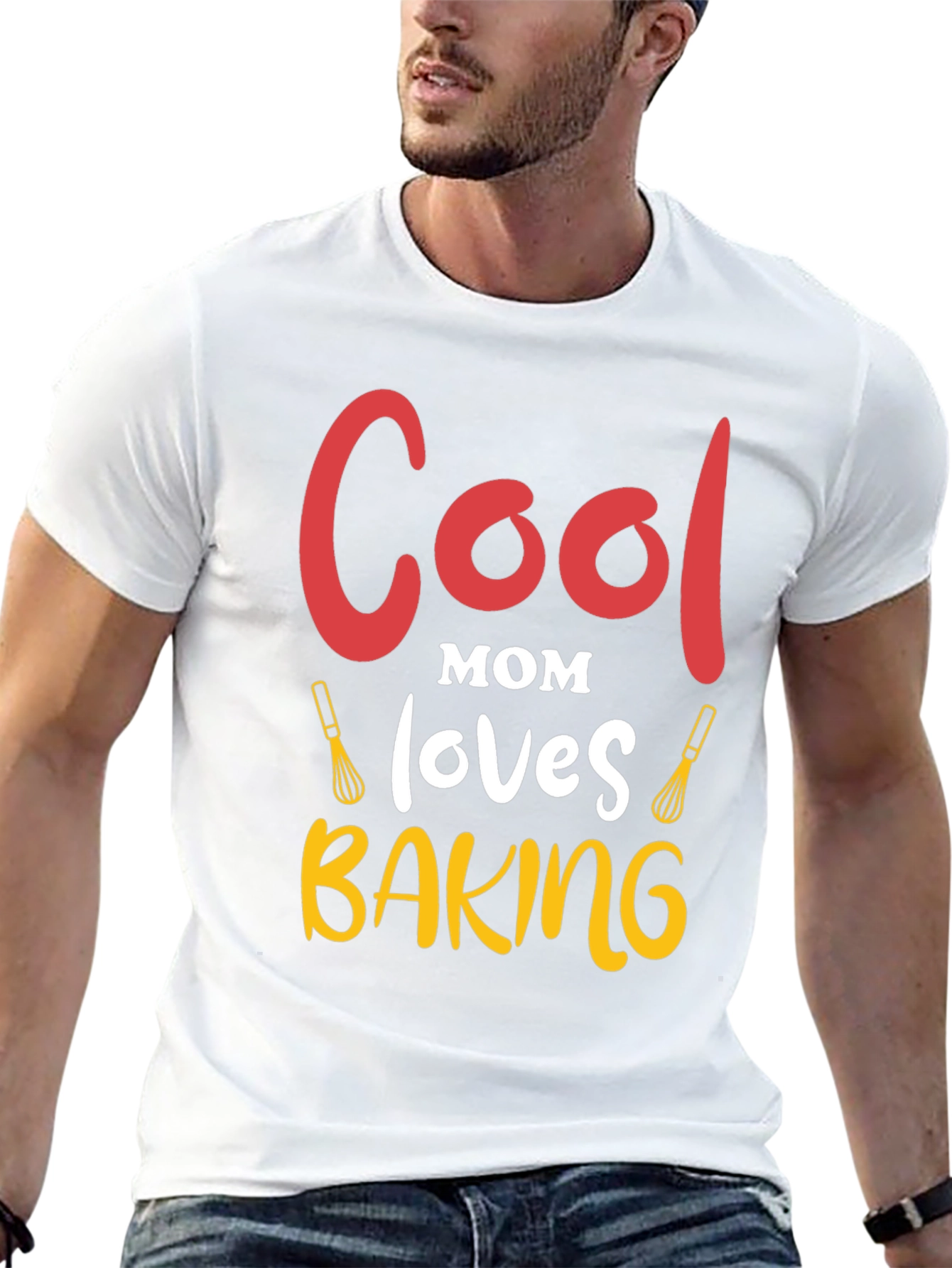 Cool Mom Baking Graphic T-Shirt