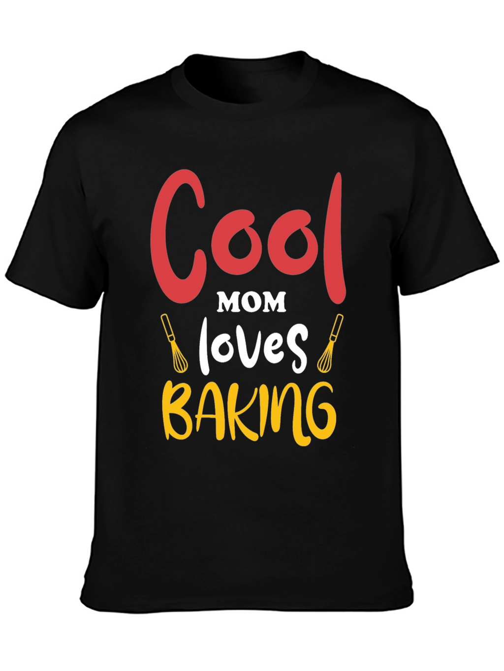 Cool Mom Baking Graphic T-Shirt