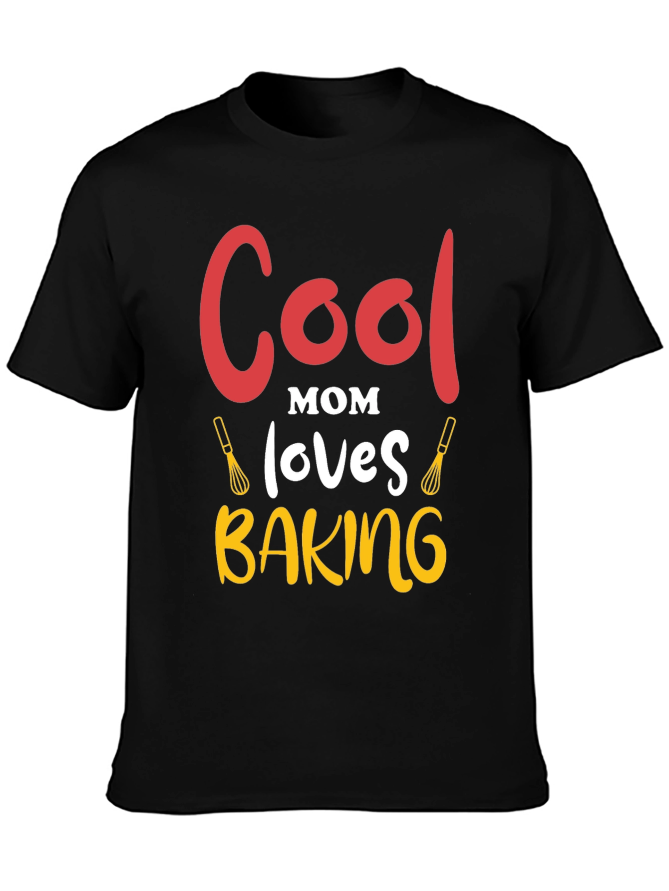 Cool Mom Baking Graphic T-Shirt