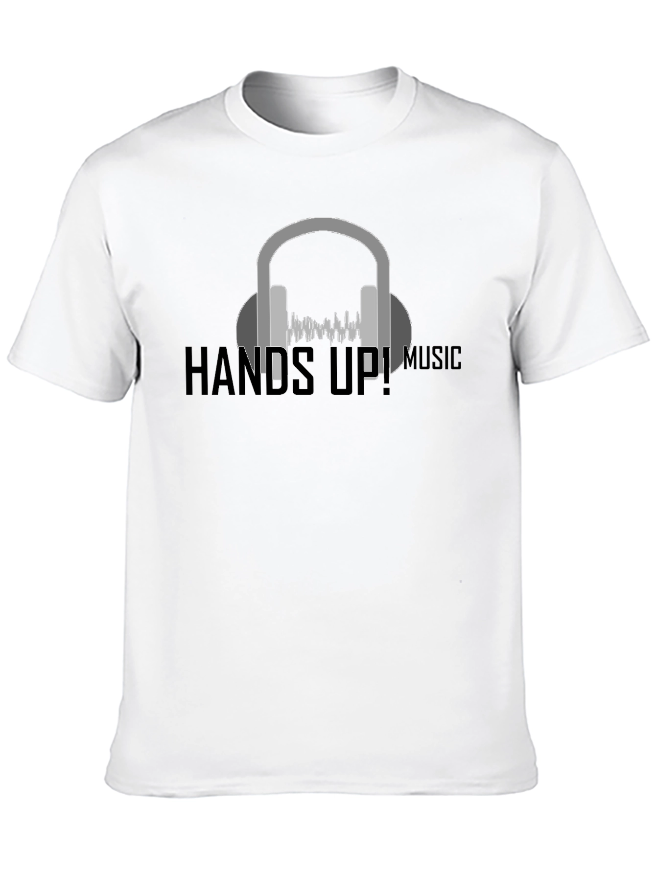 Hands Up Music T-Shirt - Stylish DJ Tee