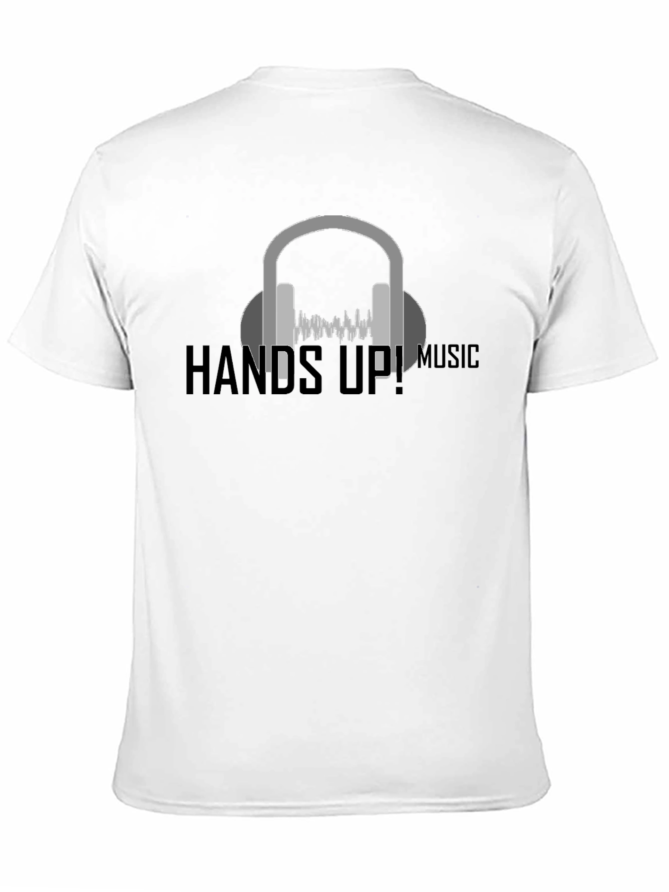 Hands Up Music T-Shirt - Stylish DJ Tee