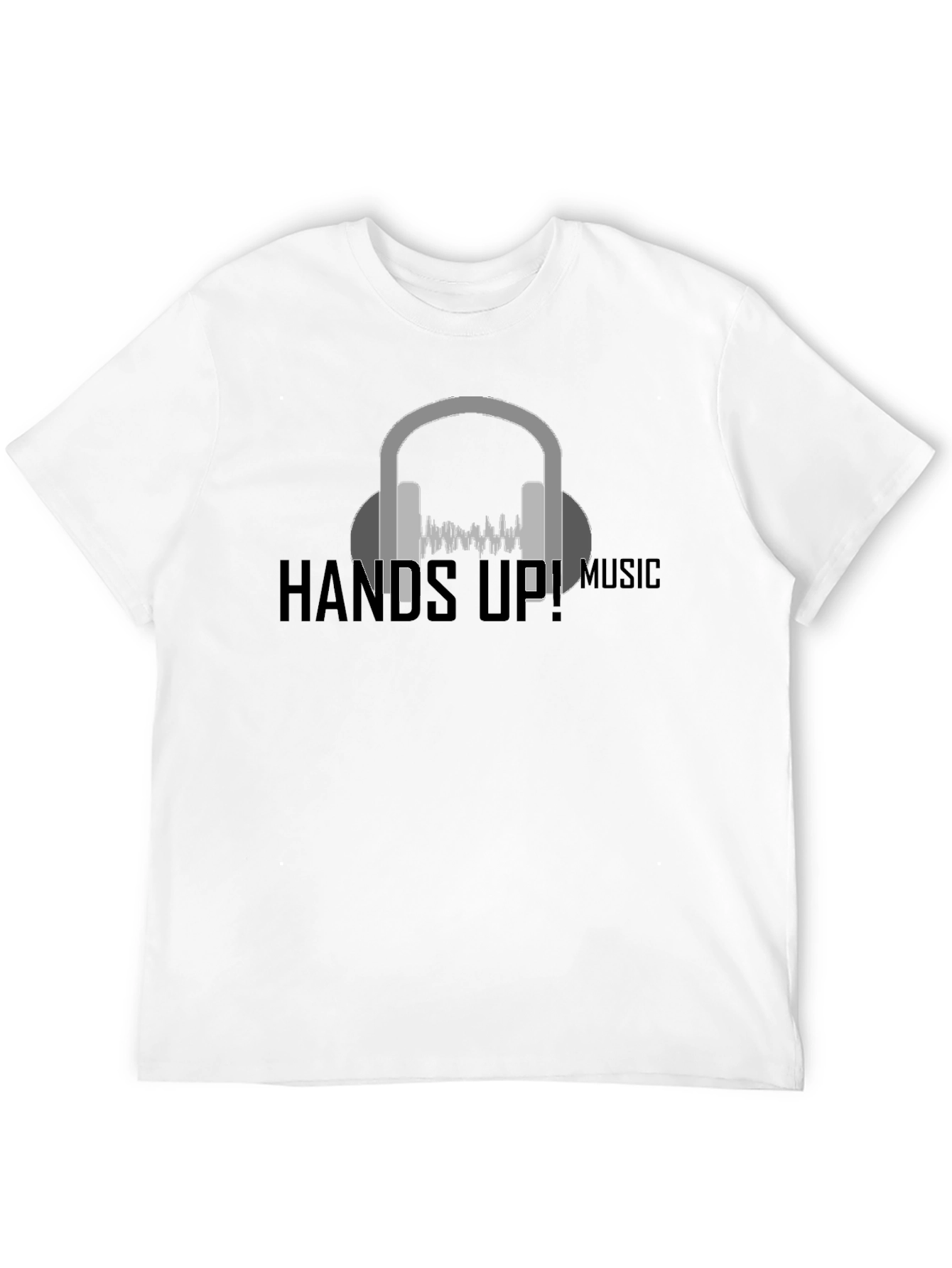 Hands Up Music T-Shirt - Stylish DJ Tee