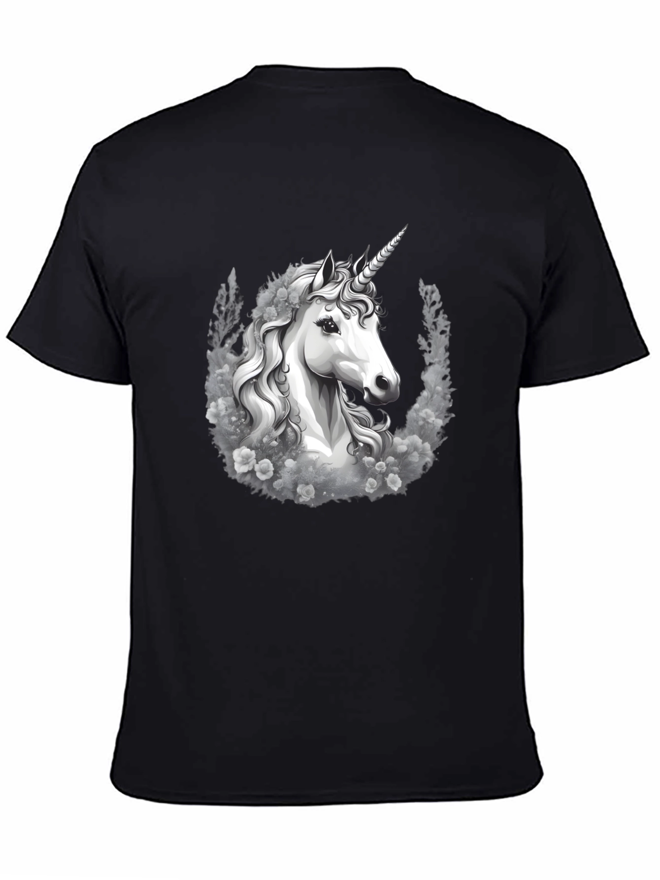 Unicorn Graphic Tee - Black T-Shirt