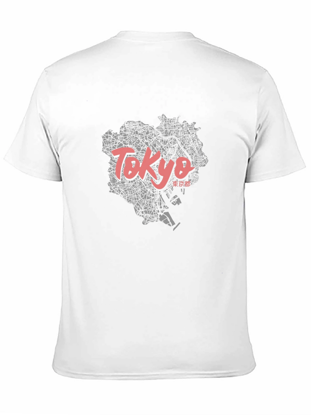 Tokyo Map Graphic Tee - Stylish Travel T-Shirt