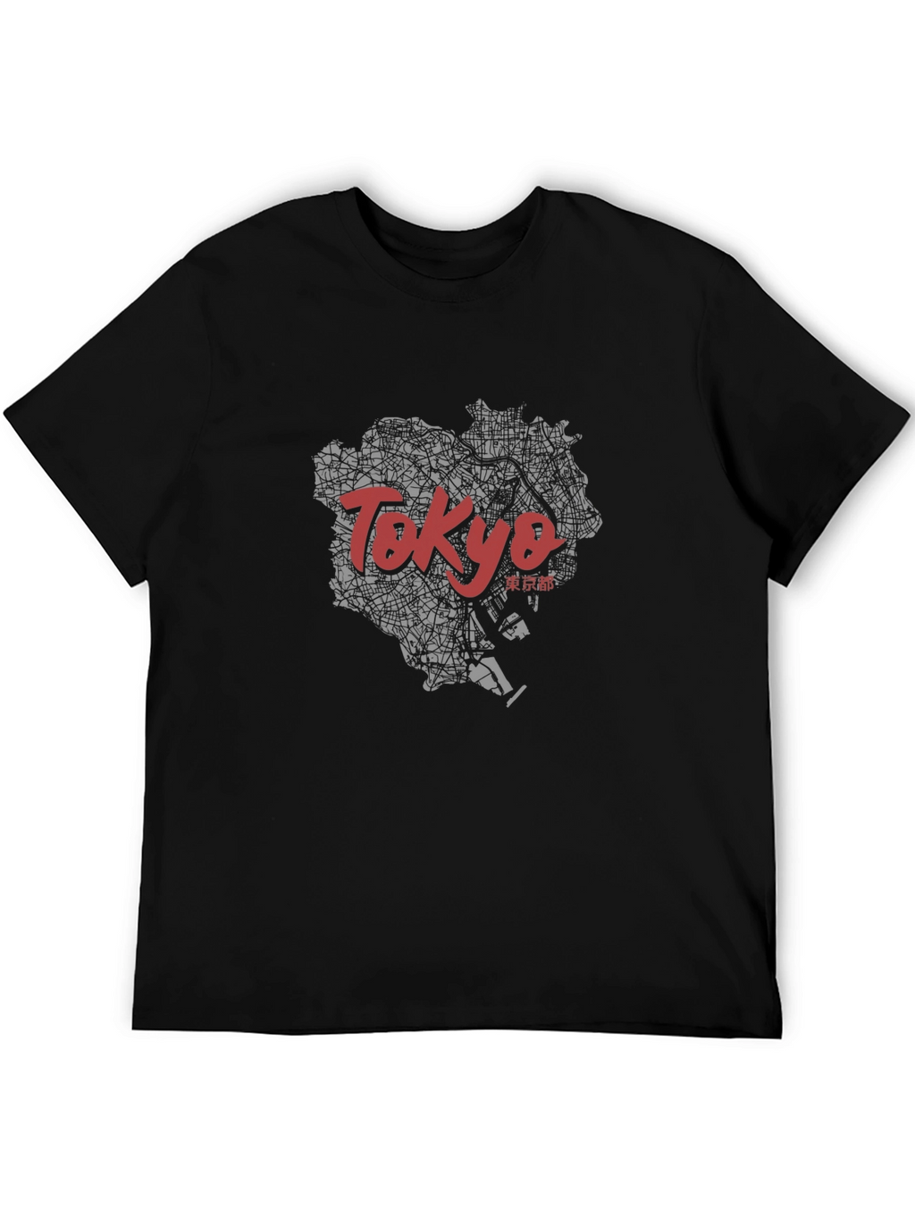 Tokyo Map Graphic Tee - Stylish Travel T-Shirt
