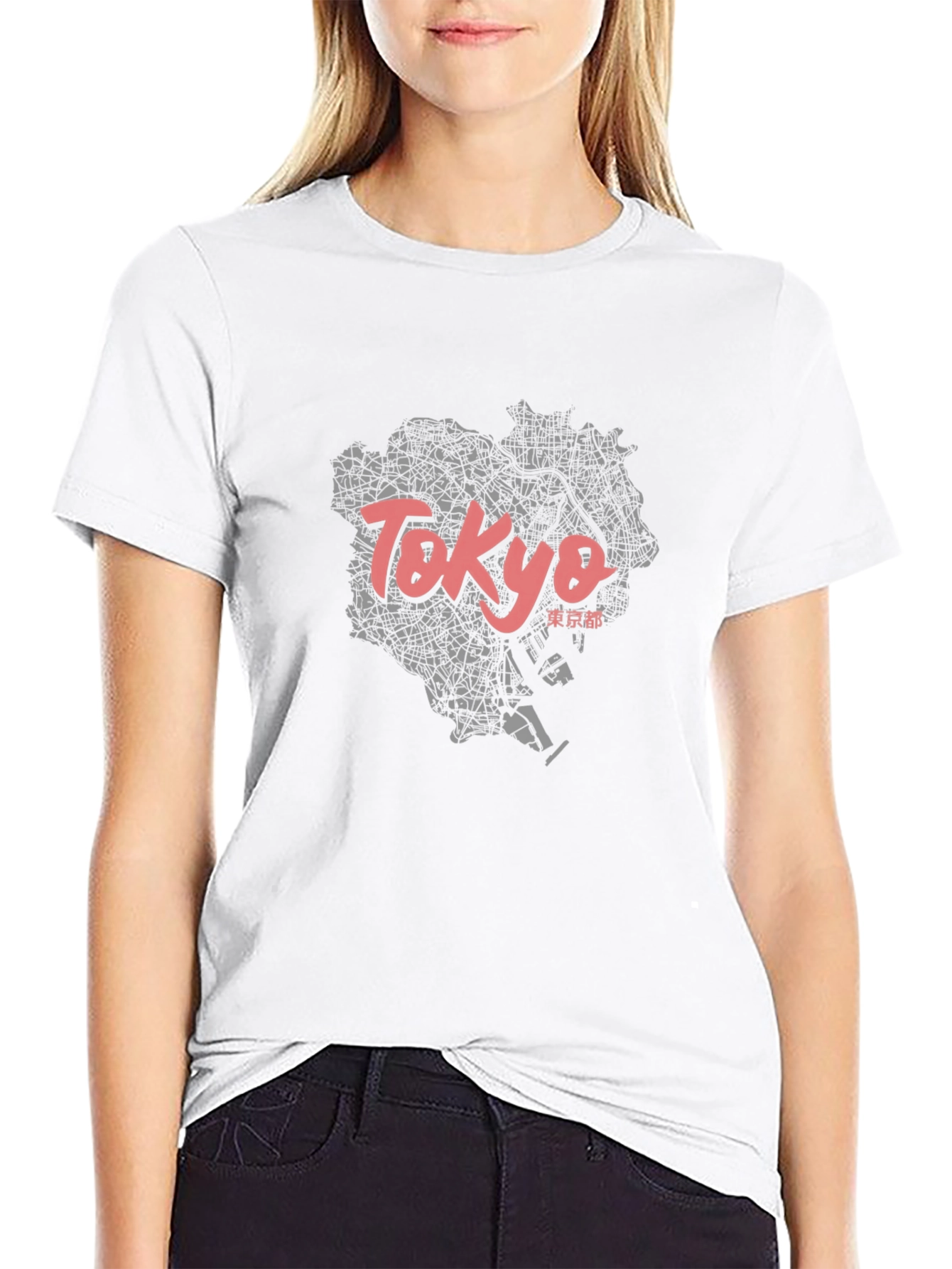 Tokyo Map Graphic Tee - Stylish Travel T-Shirt