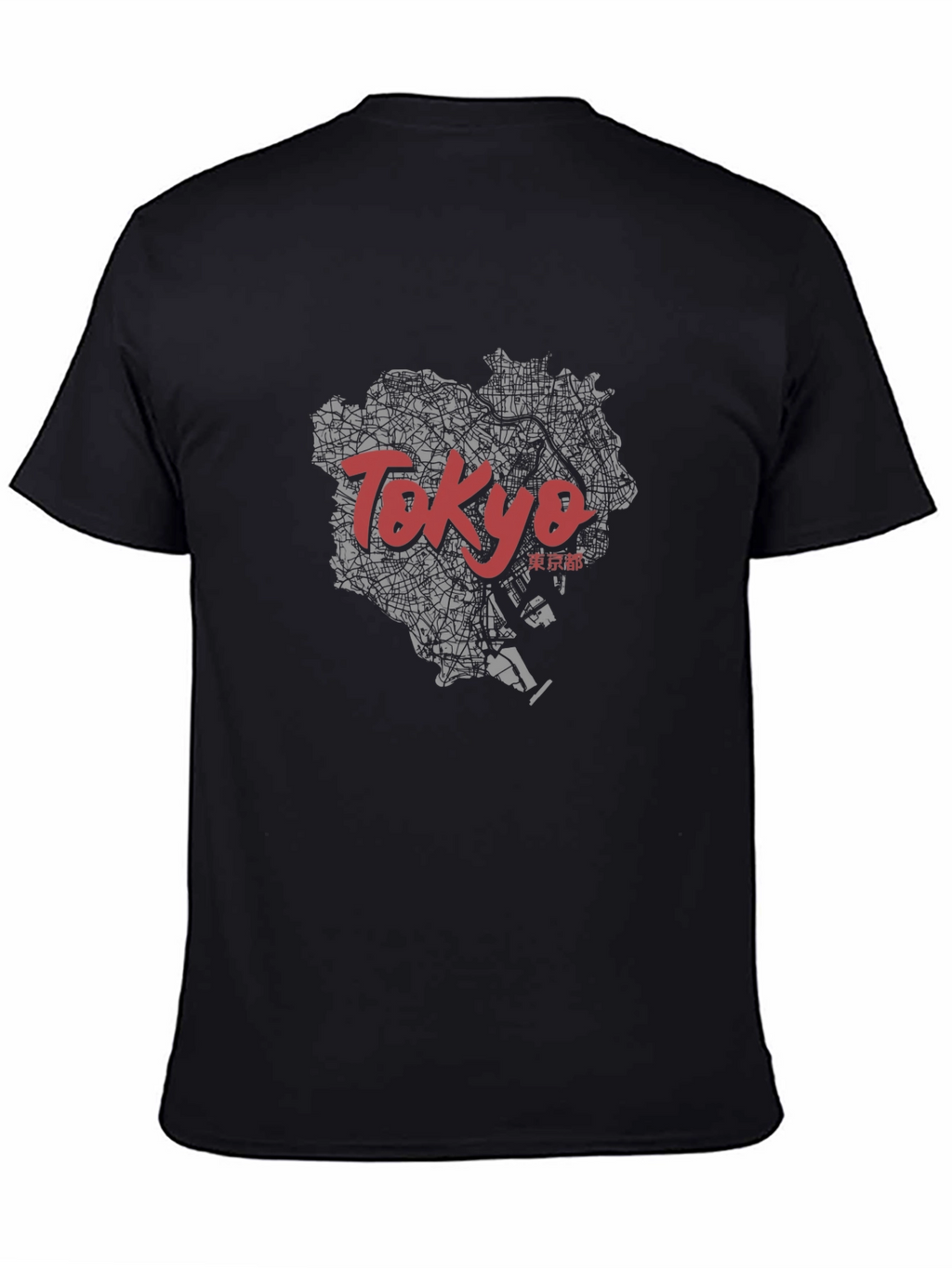 Tokyo Map Graphic Tee - Stylish Travel T-Shirt