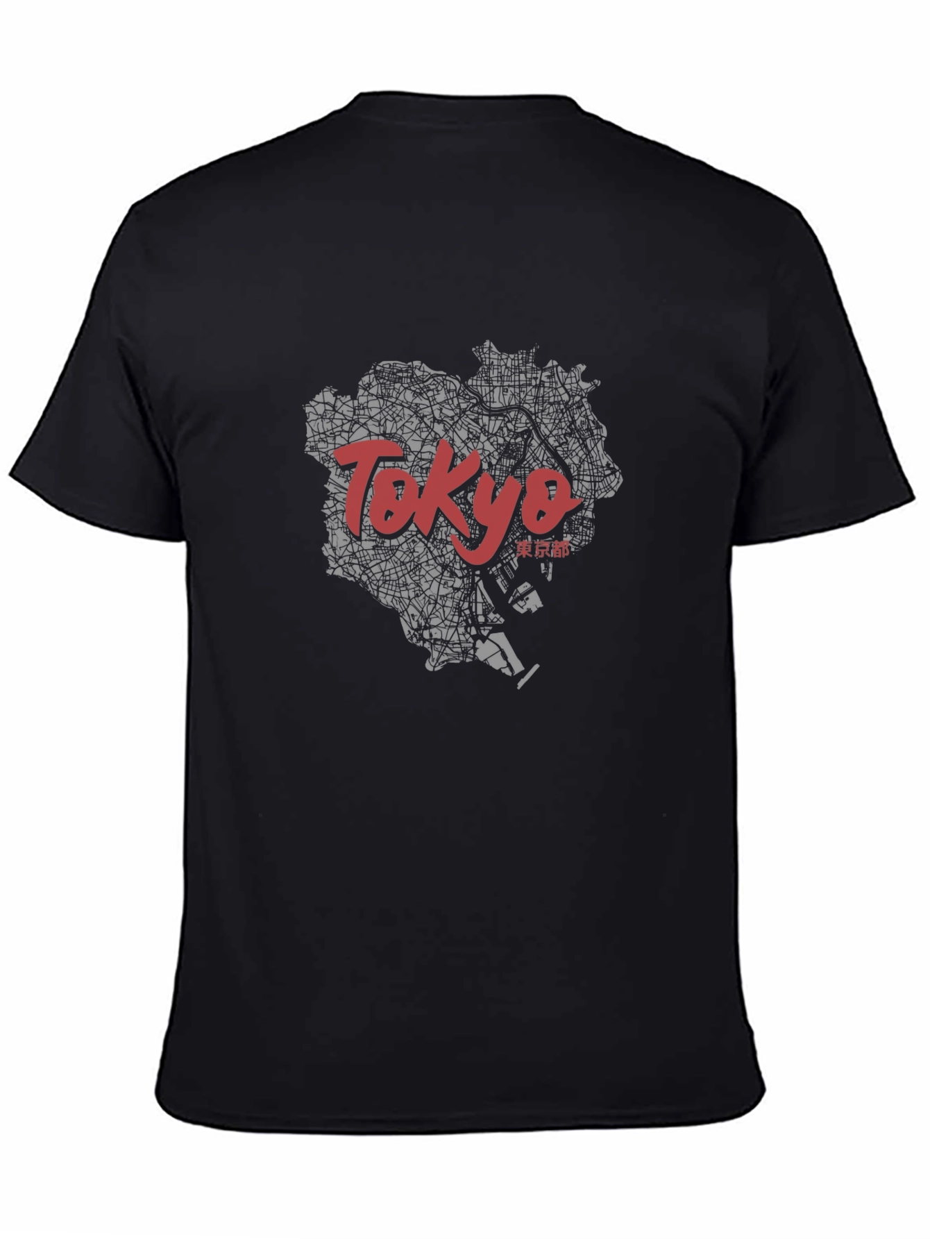 Tokyo Map Graphic Tee - Stylish Travel T-Shirt