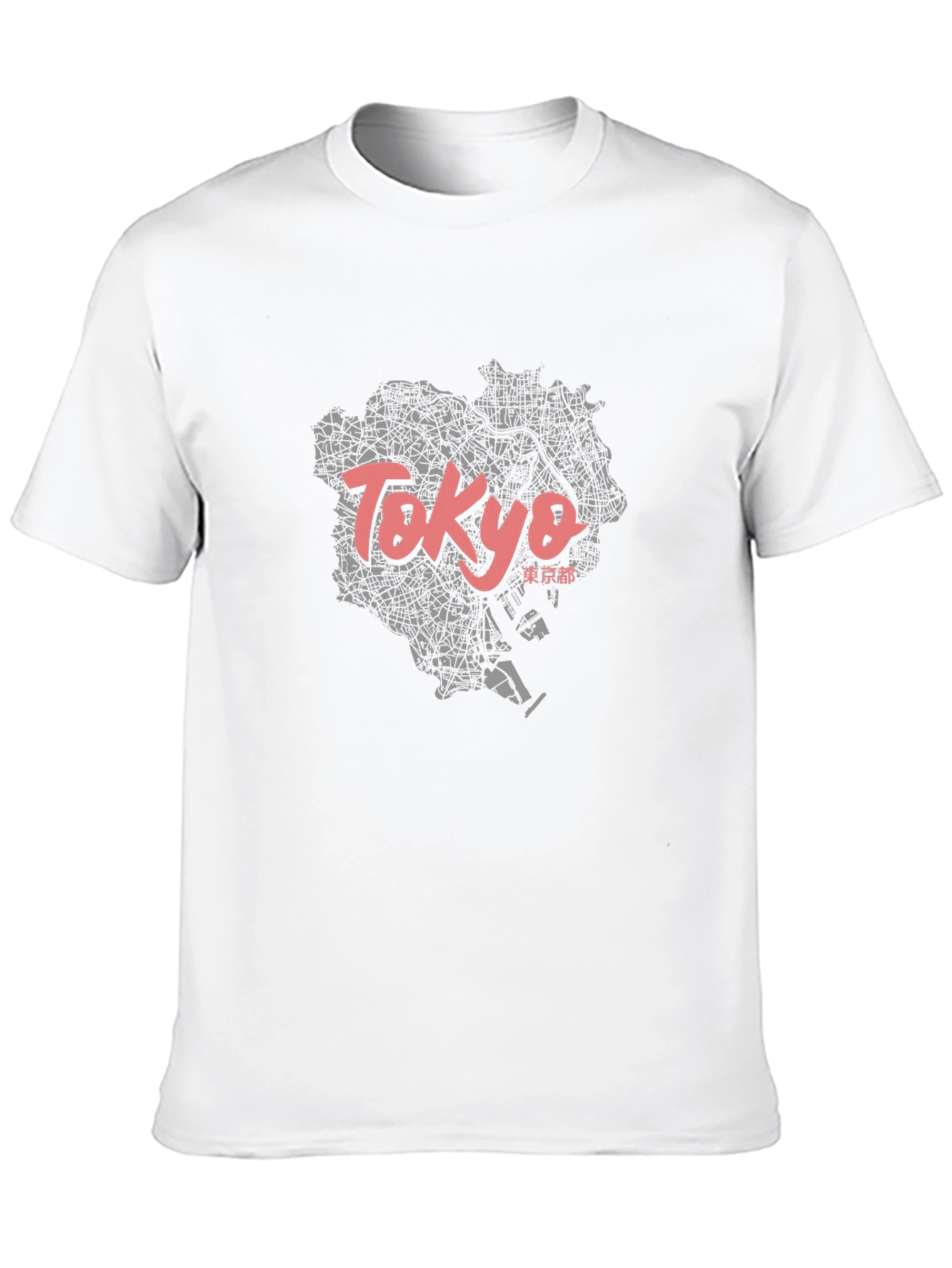 Tokyo Map Graphic Tee - Stylish Travel T-Shirt