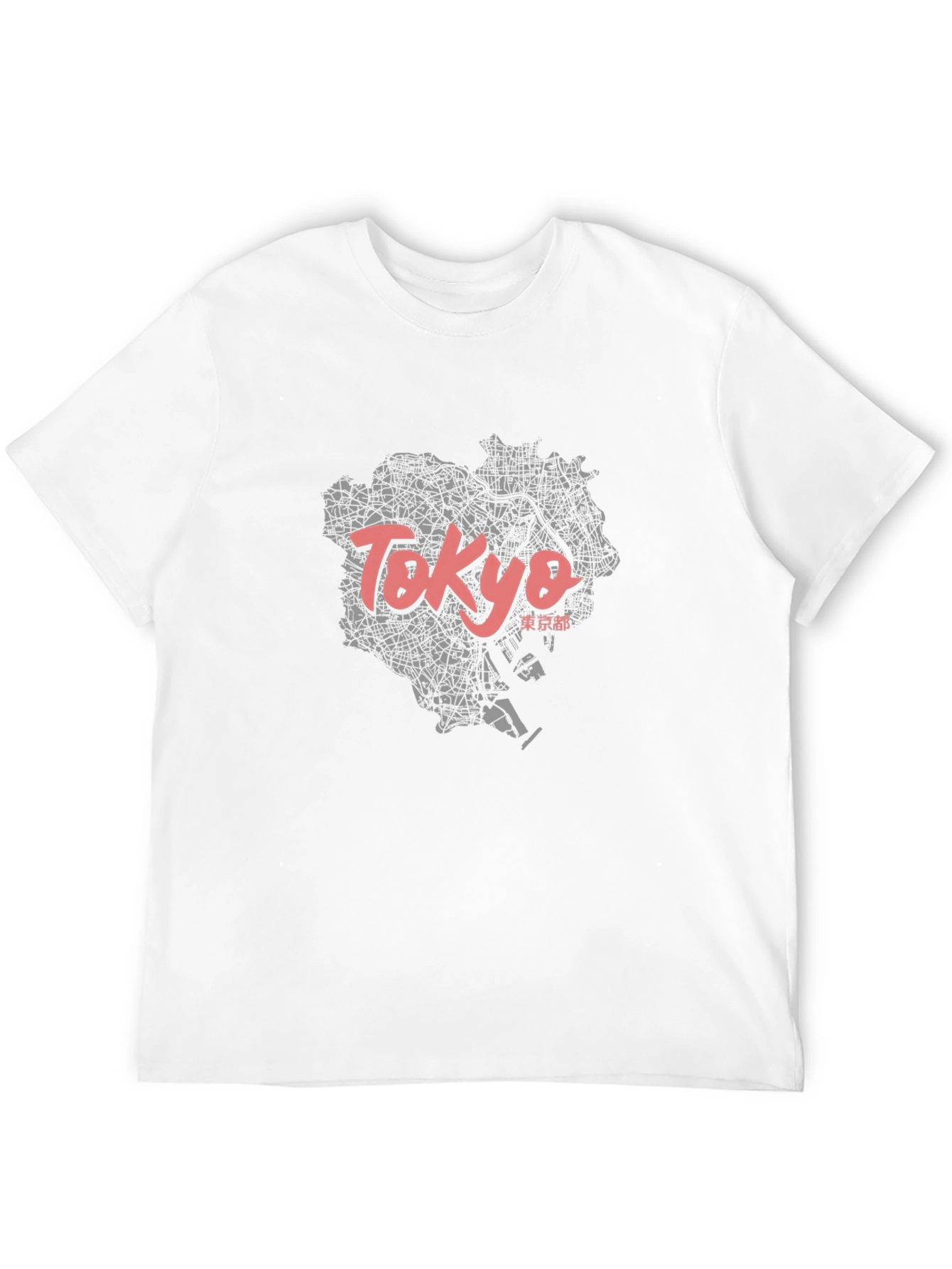 Tokyo Map Graphic Tee - Stylish Travel T-Shirt