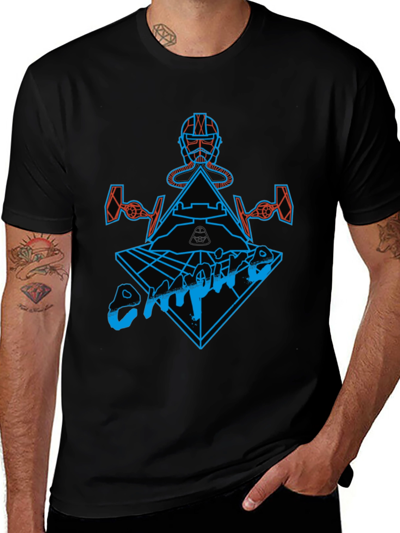 Star Wars Graphic T-Shirt - Trooper TIE Fighters
