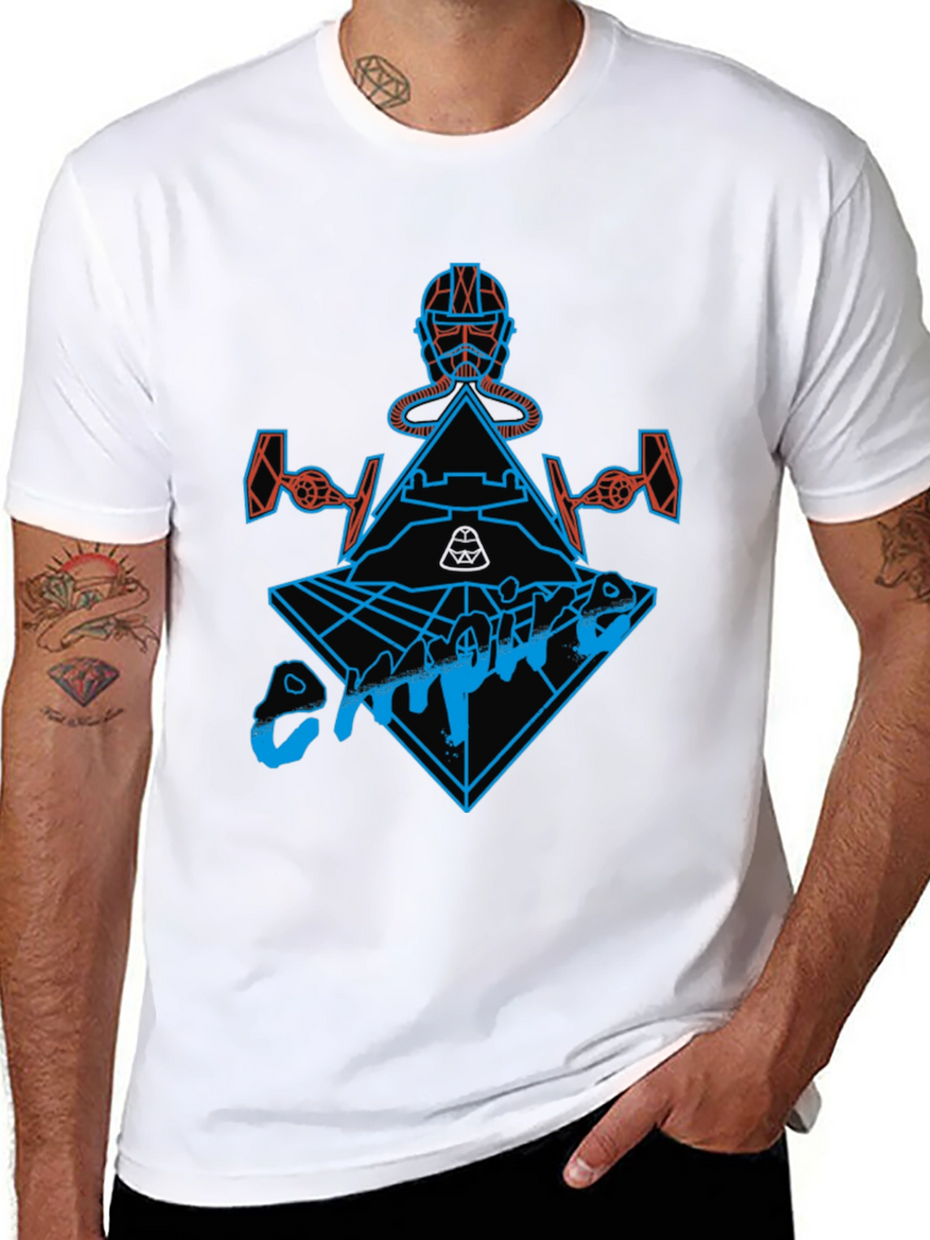 Star Wars Graphic T-Shirt - Trooper TIE Fighters