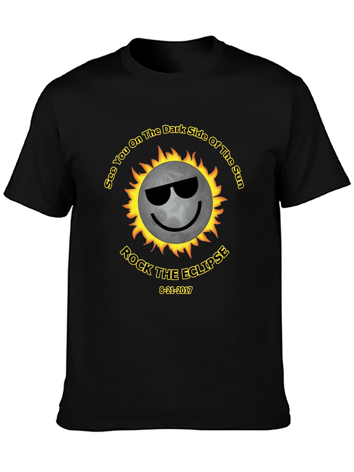 Eclipse T-Shirt - Dark Side of the Sun - Rock The Eclipse 2017