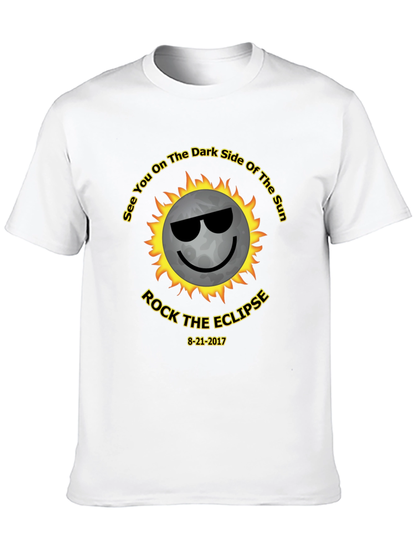 Eclipse T-Shirt - Dark Side of the Sun - Rock The Eclipse 2017
