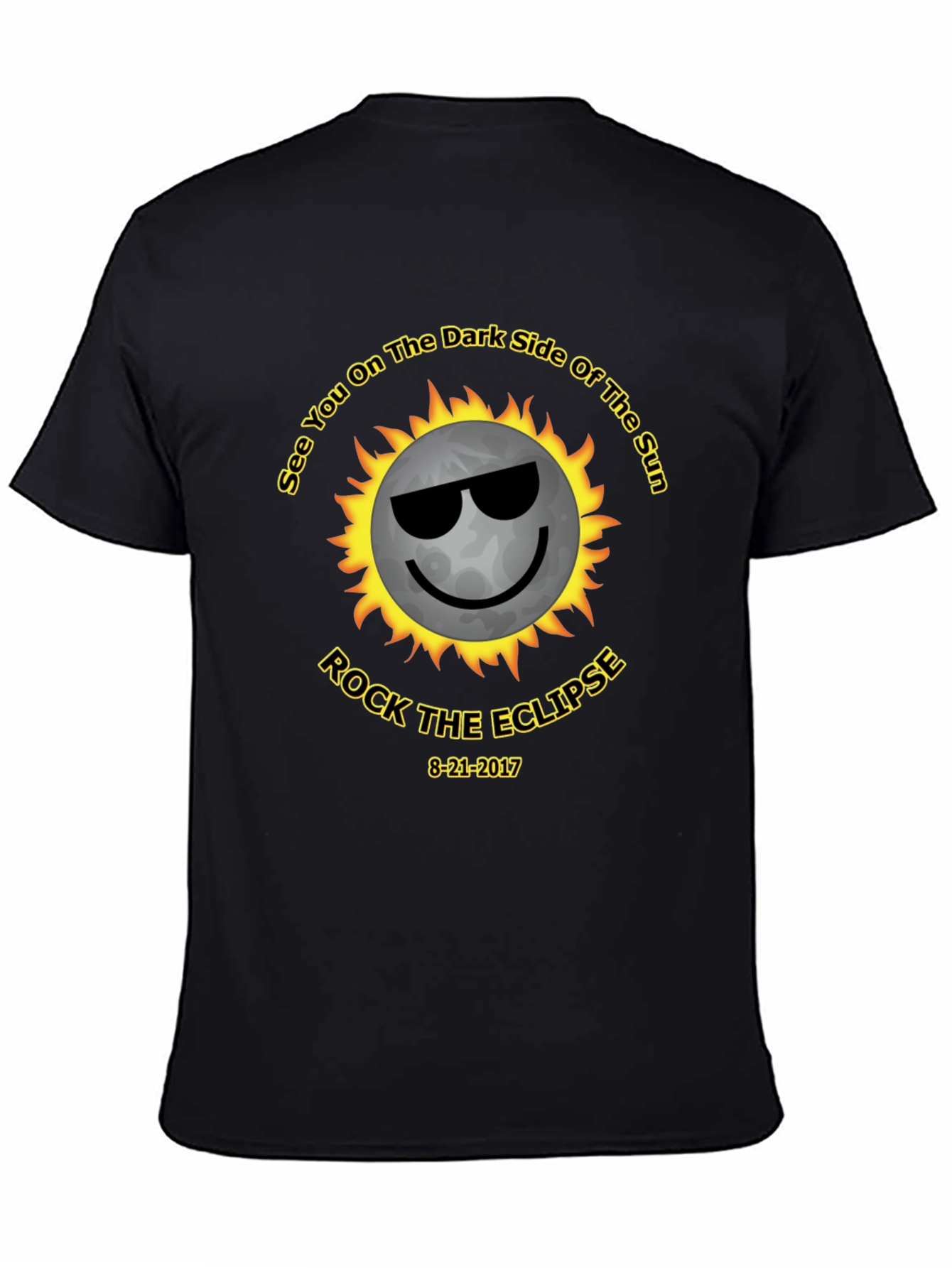Eclipse T-Shirt - Dark Side of the Sun - Rock The Eclipse 2017