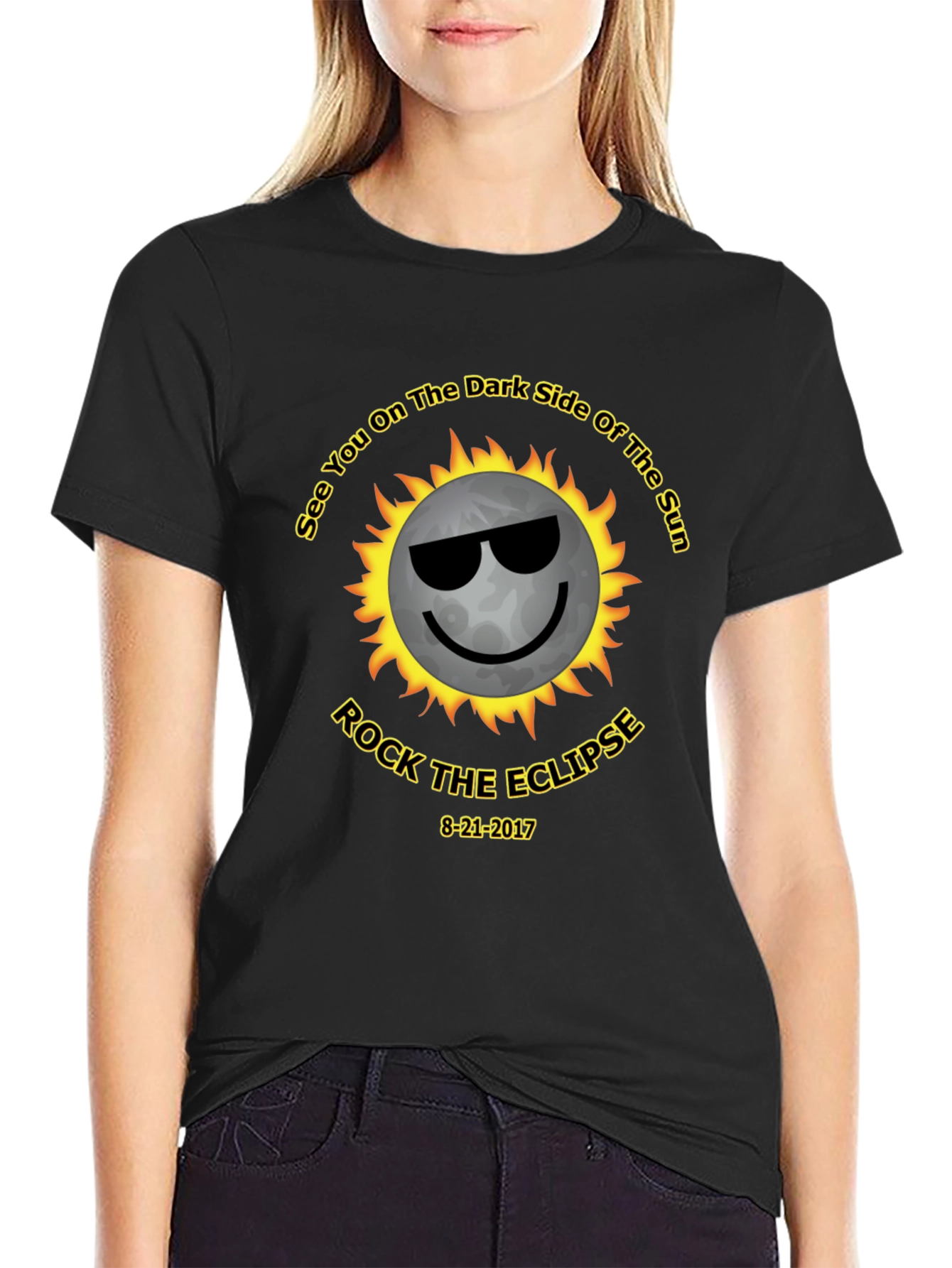 Eclipse T-Shirt - Dark Side of the Sun - Rock The Eclipse 2017