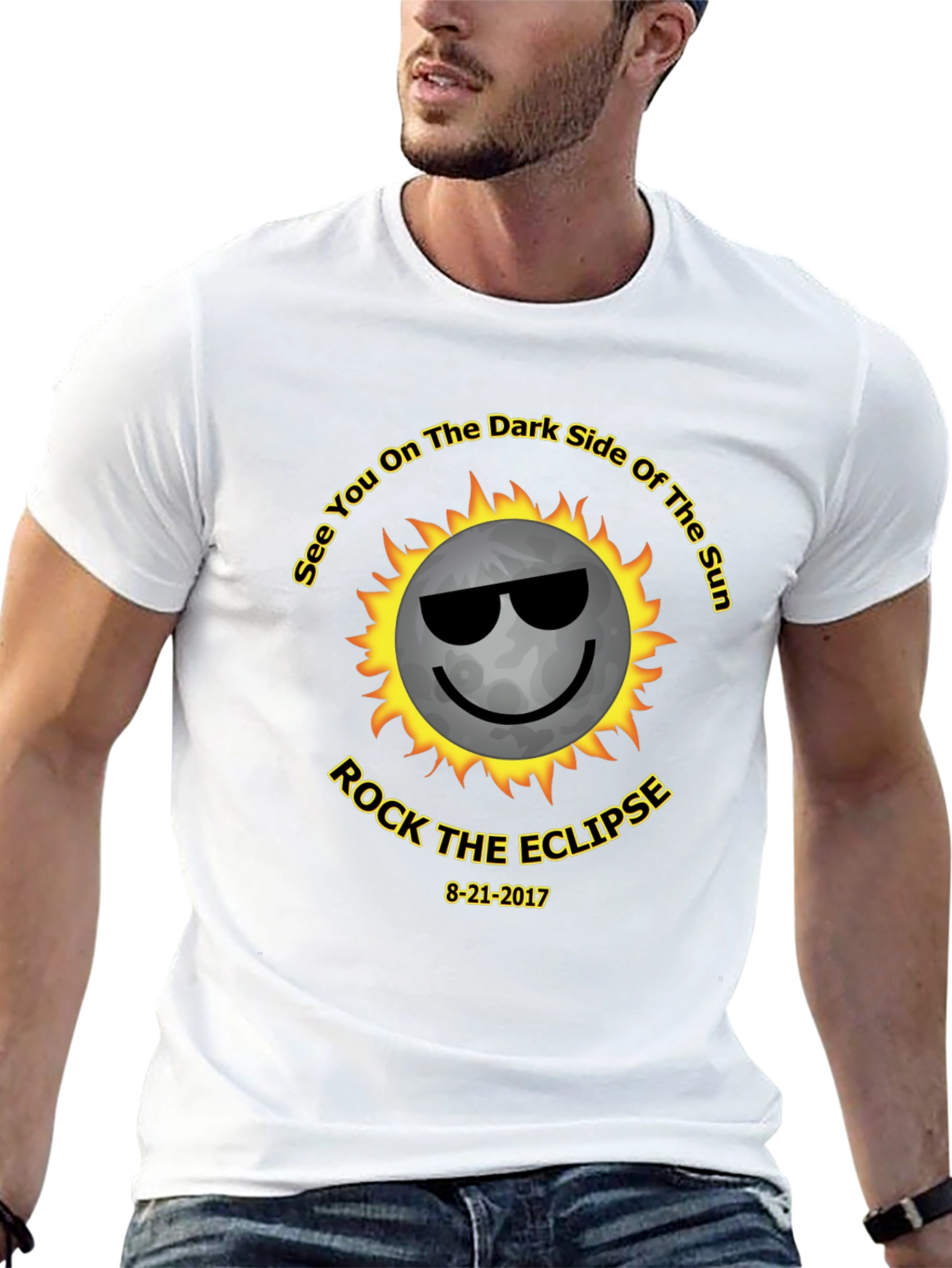Eclipse T-Shirt - Dark Side of the Sun - Rock The Eclipse 2017