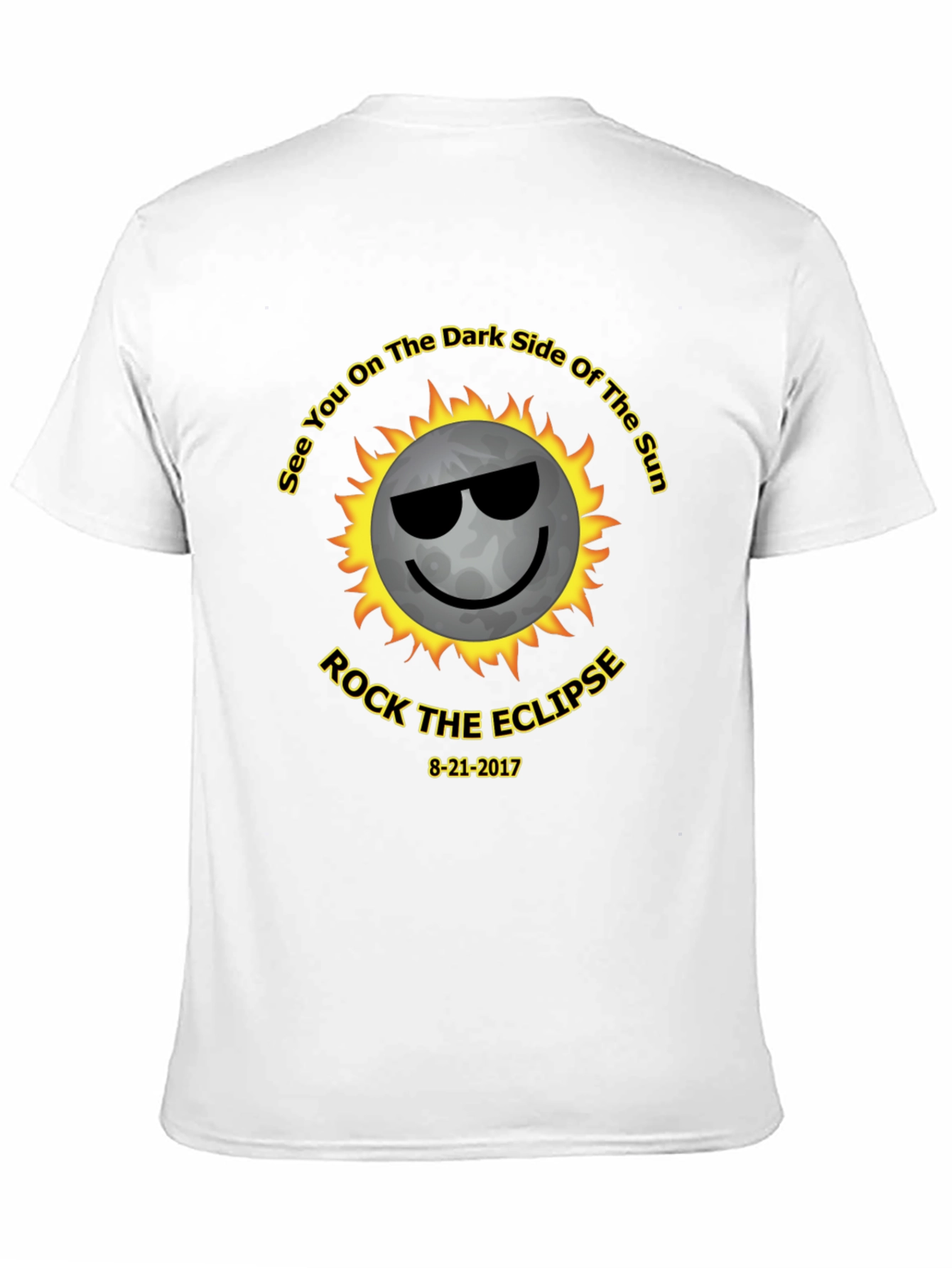 Eclipse T-Shirt - Dark Side of the Sun - Rock The Eclipse 2017