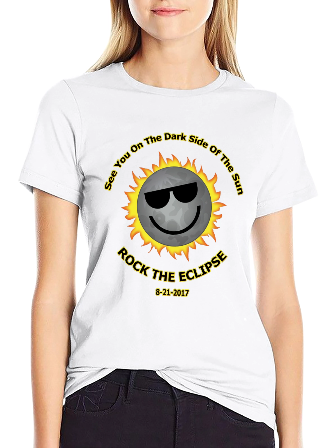 Eclipse T-Shirt - Dark Side of the Sun - Rock The Eclipse 2017