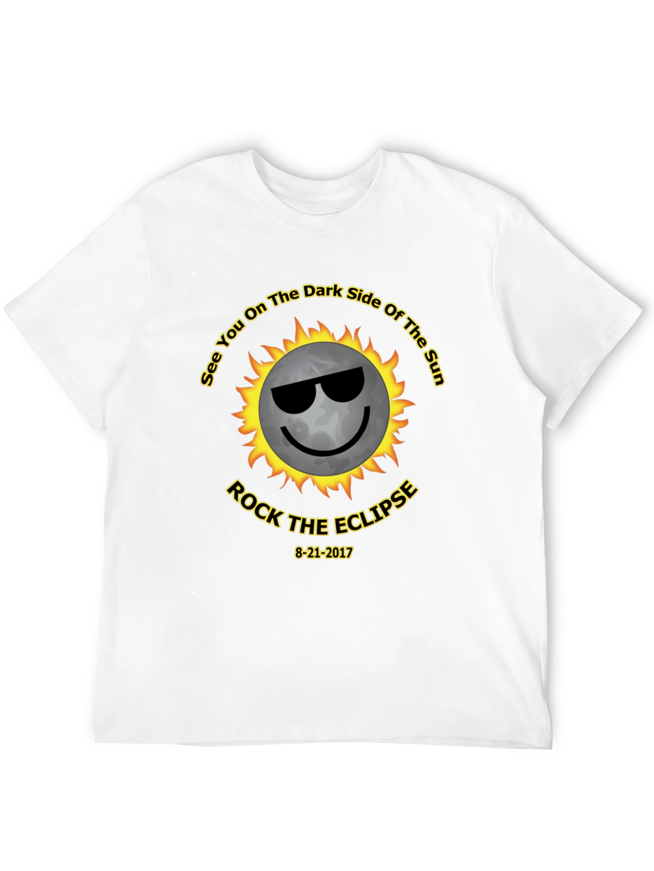 Eclipse T-Shirt - Dark Side of the Sun - Rock The Eclipse 2017
