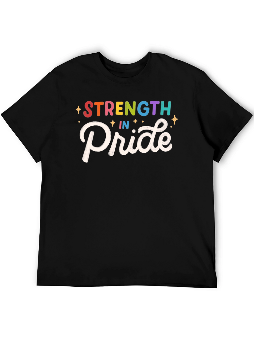 Strength in Pride Graphic Tee - Black