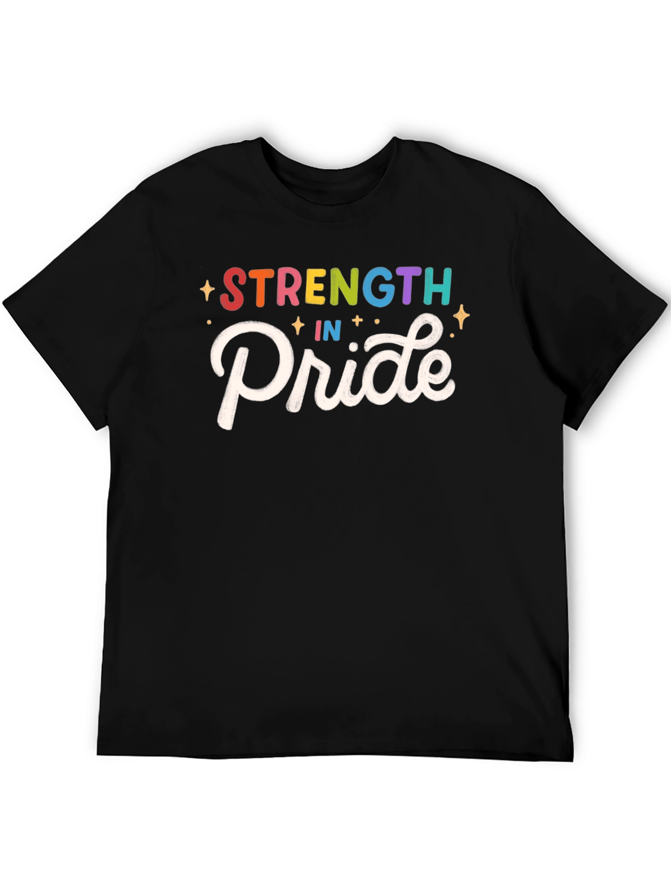Strength in Pride Graphic Tee - Black