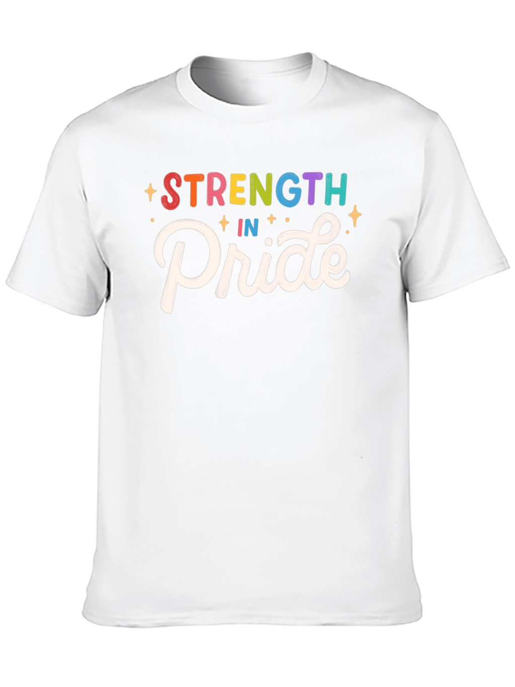 Strength in Pride Graphic Tee - Black