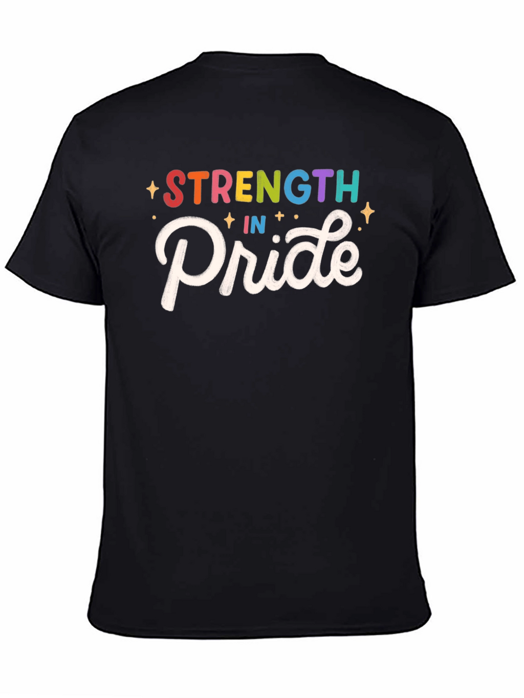 Strength in Pride Graphic Tee - Black