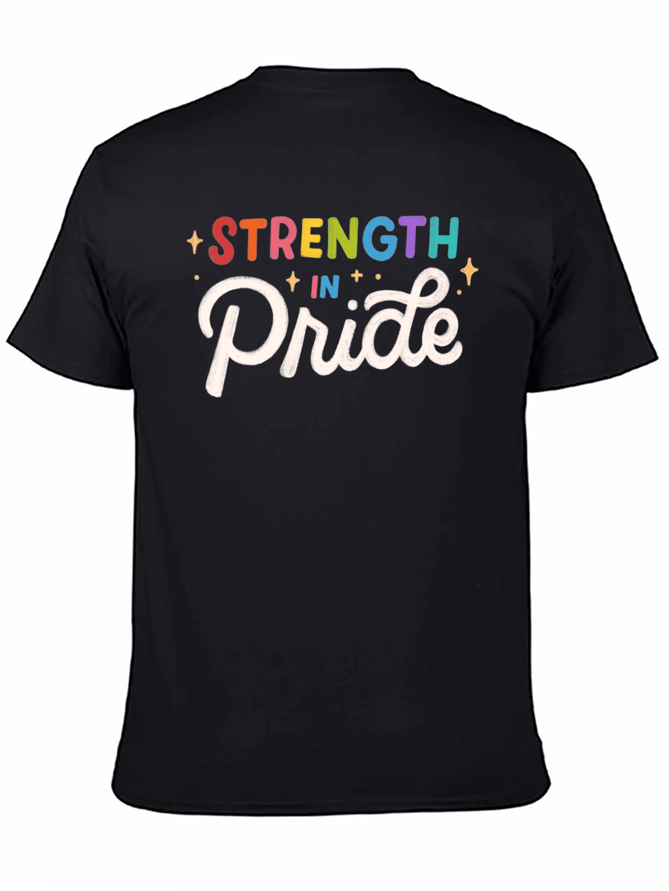 Strength in Pride Graphic Tee - Black