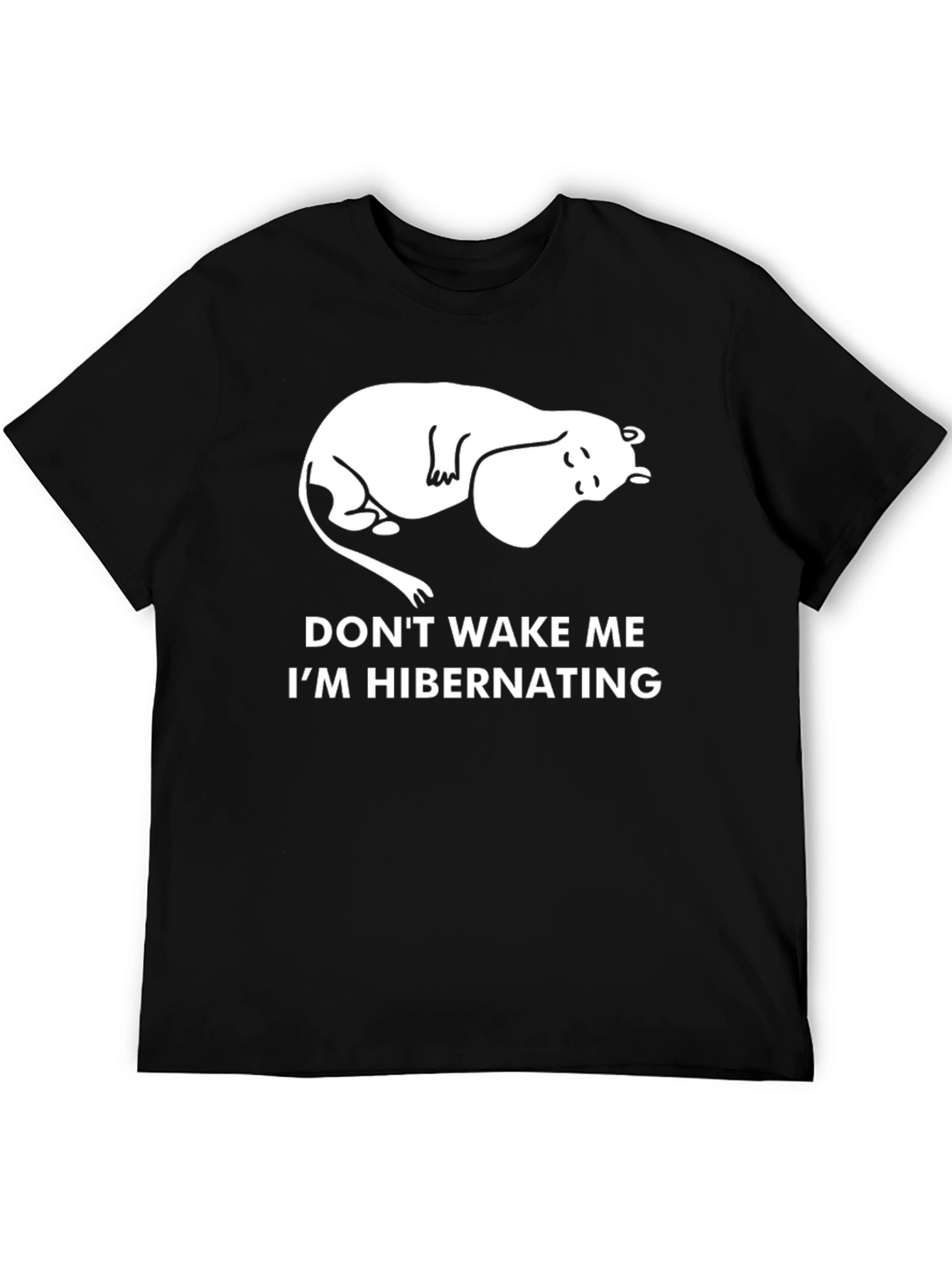 Funny Sleeping Hippo T-Shirt - Dont Wake Me