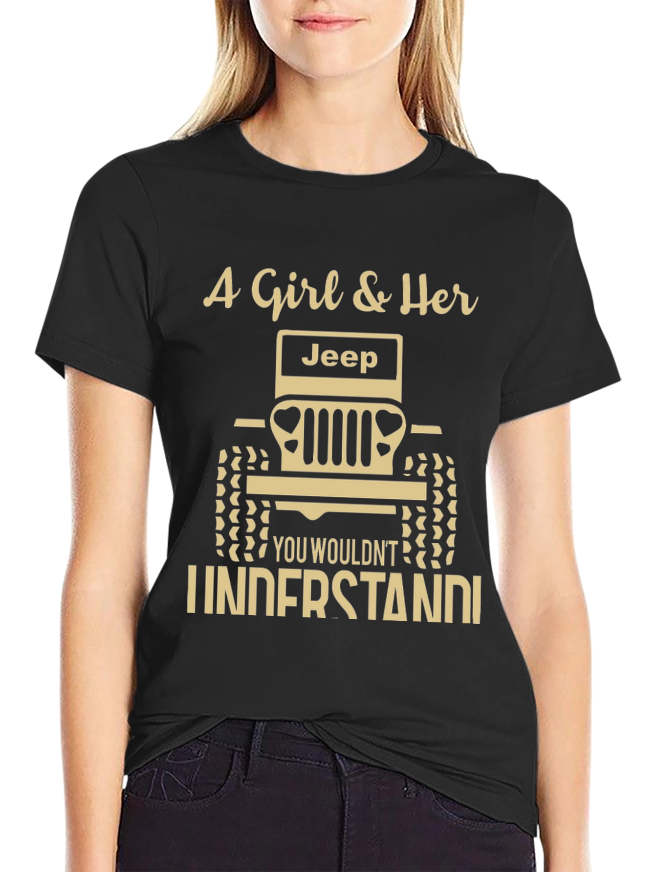 A Girl and Her Jeep T-Shirt - Off-Road Adventure Tee