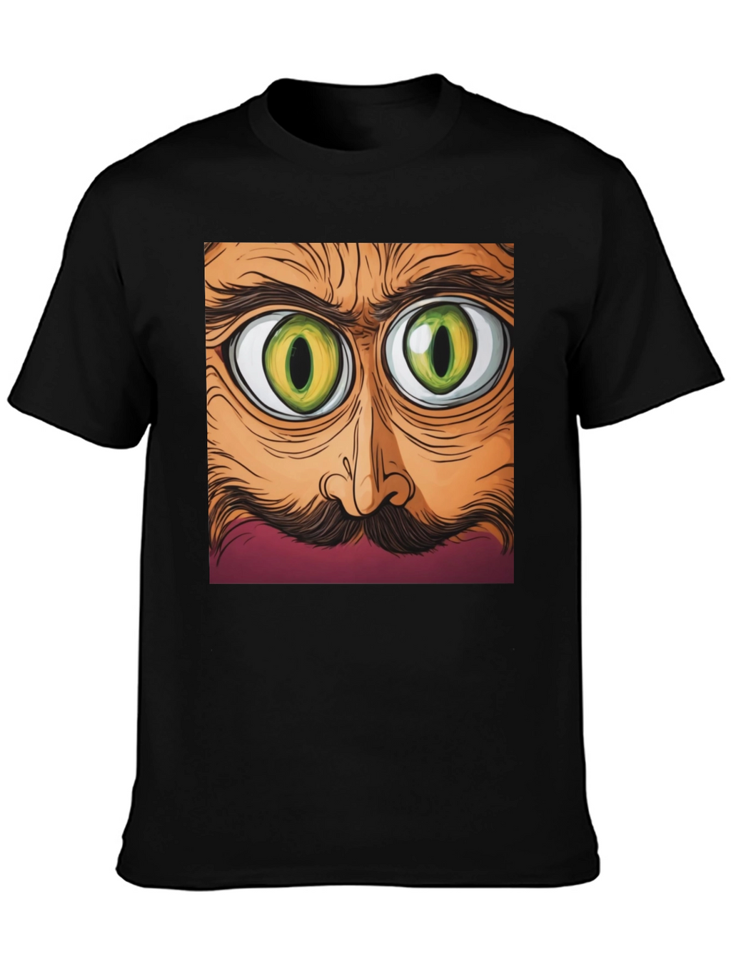 Eyes Graphic Black T-Shirt