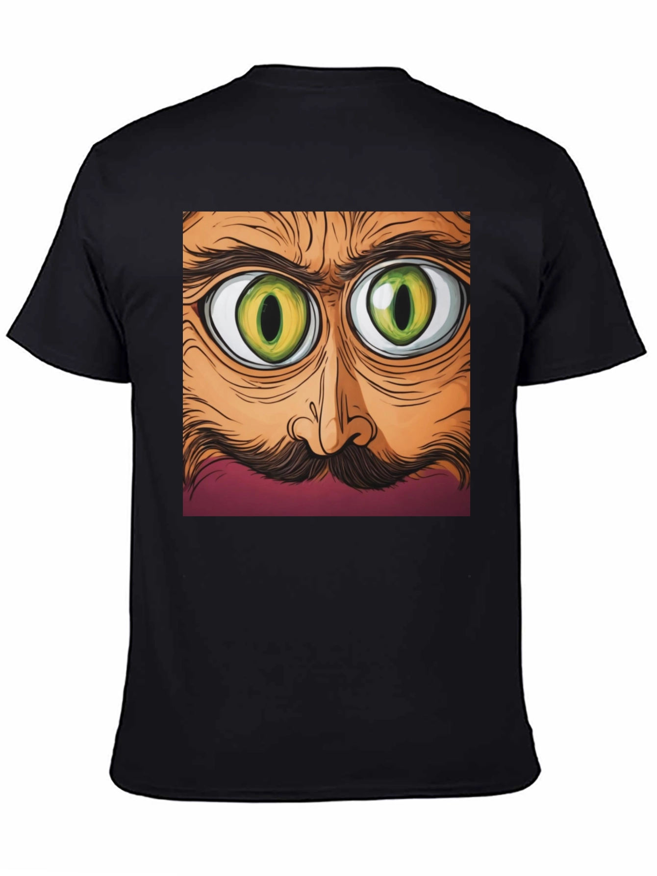 Eyes Graphic Black T-Shirt