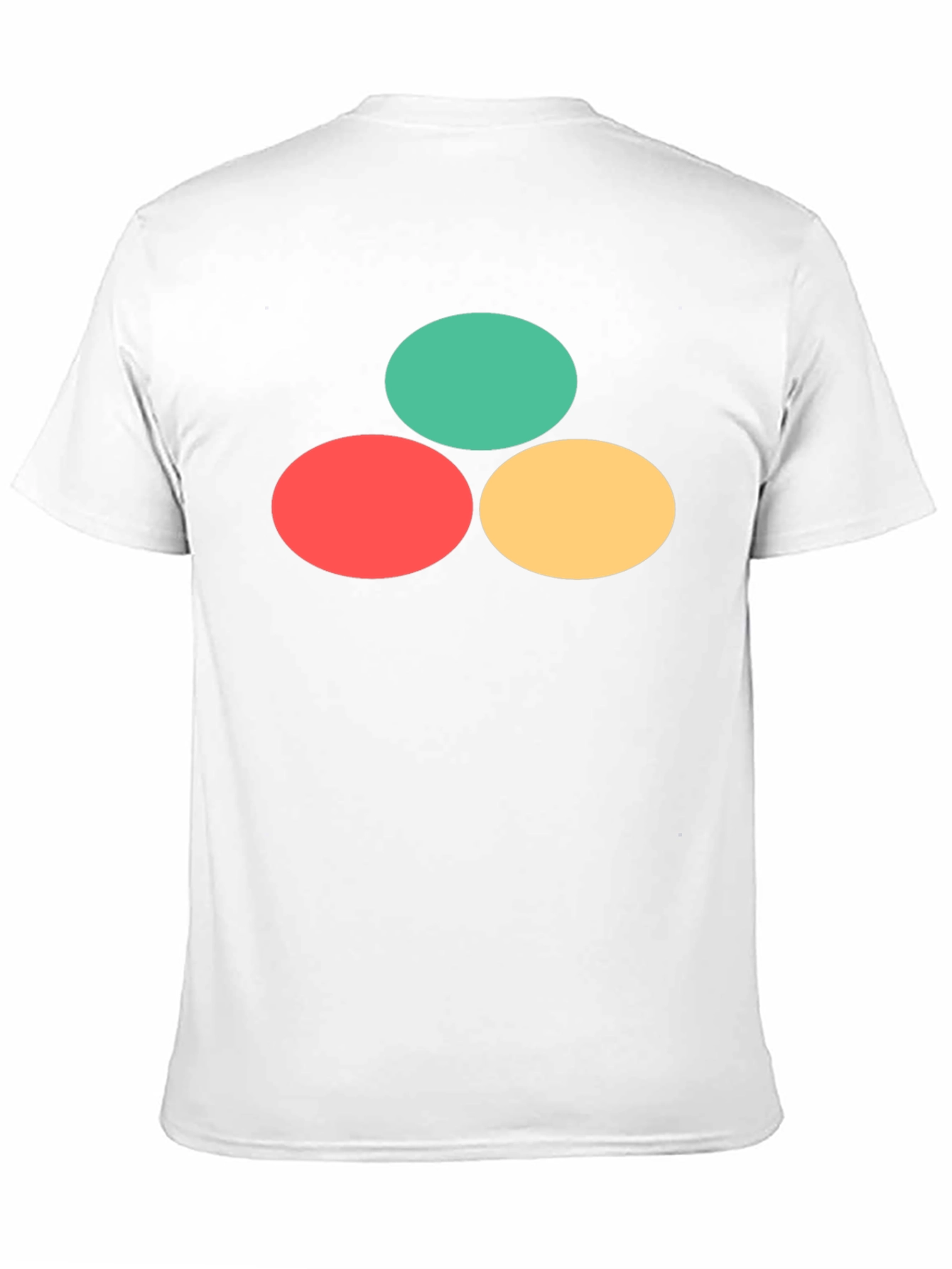 Color Circle Graphic Black T-Shirt