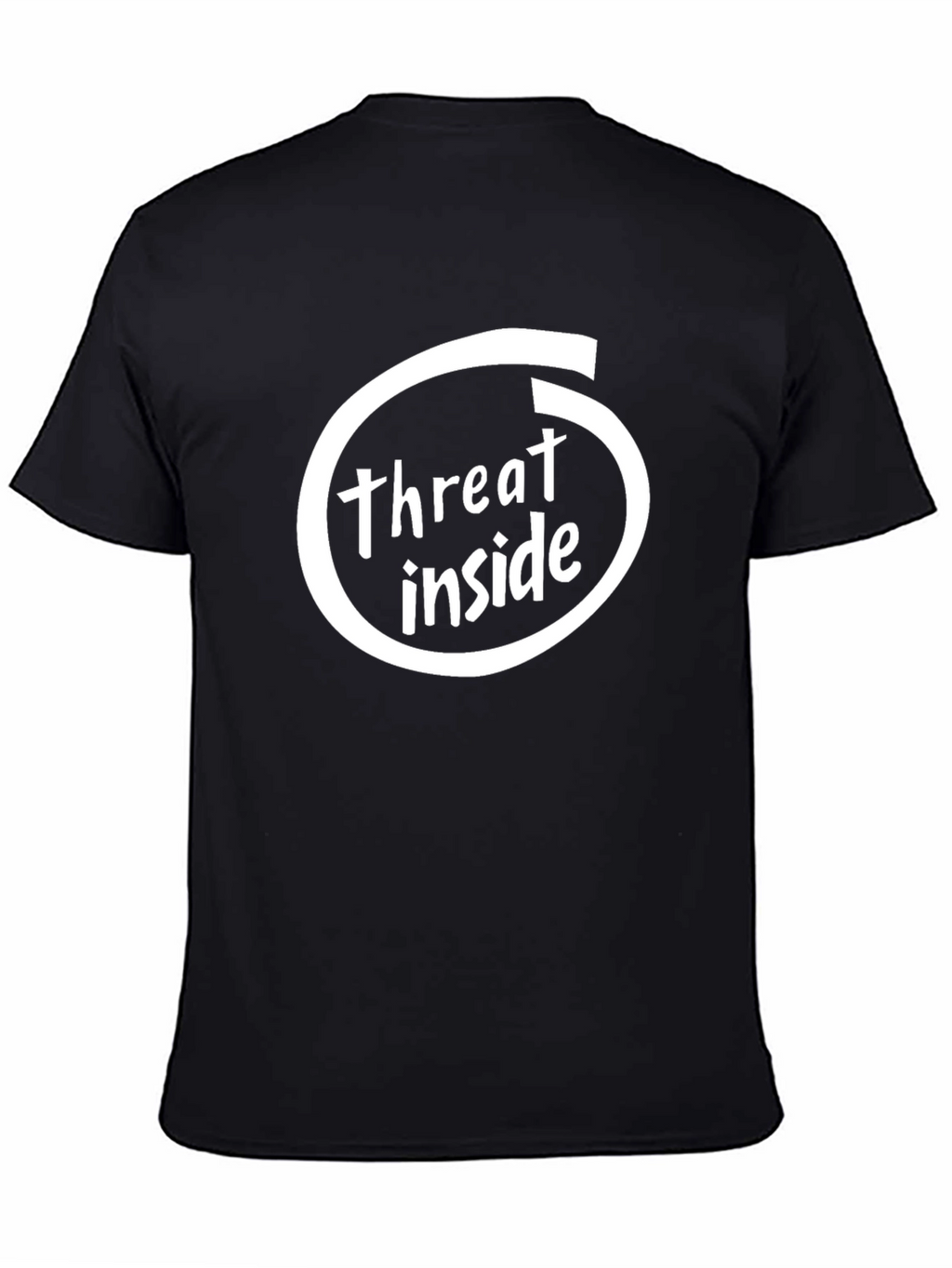 Threat Inside Black Graphic Tee