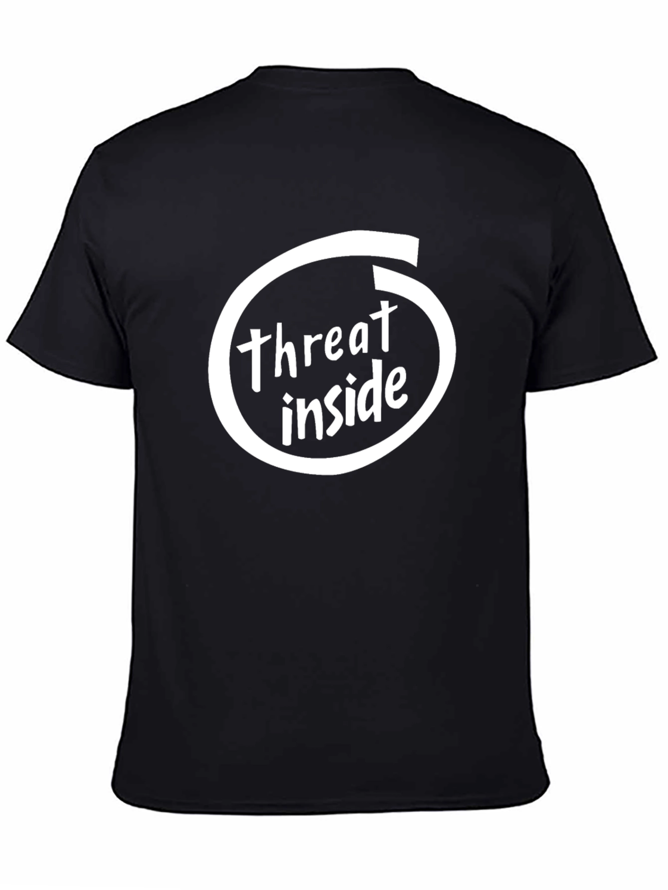Threat Inside Black Graphic Tee