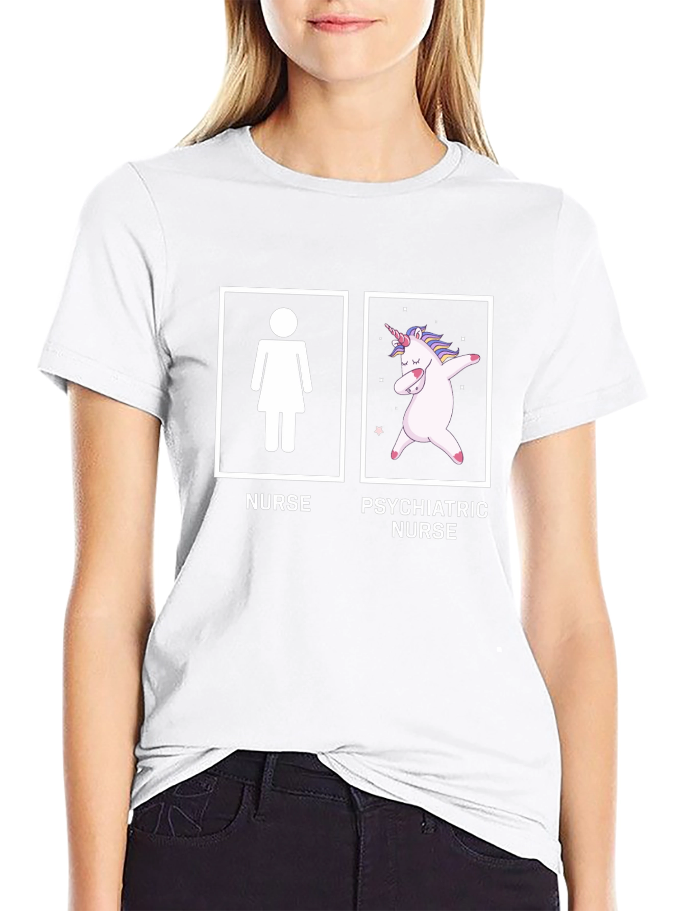 Funny Nurse vs Psychiatric Nurse T-Shirt