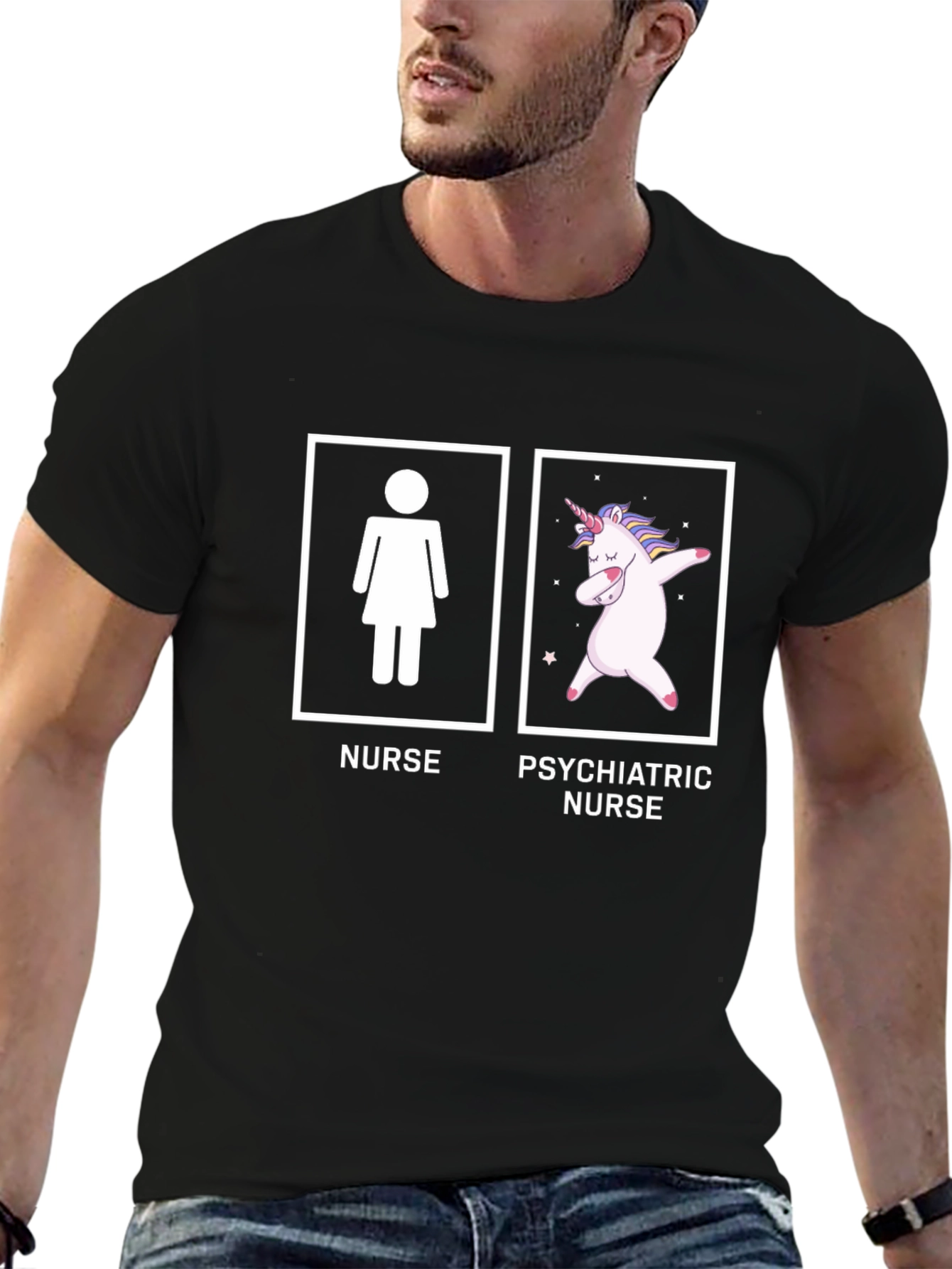 Funny Nurse vs Psychiatric Nurse T-Shirt