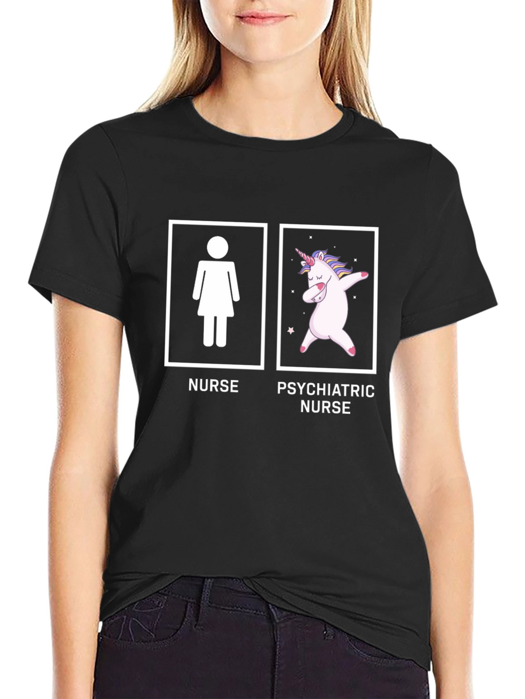 Funny Nurse vs Psychiatric Nurse T-Shirt