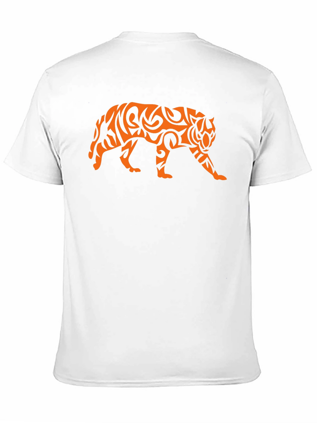 Tribal Tiger Graphic Black T-Shirt
