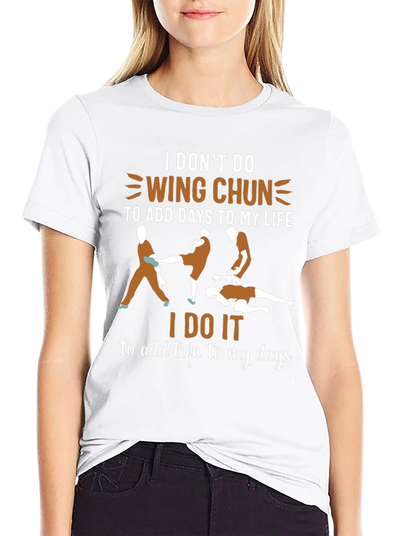 Wing Chun Martial Arts T-Shirt - Add Life to Your Days