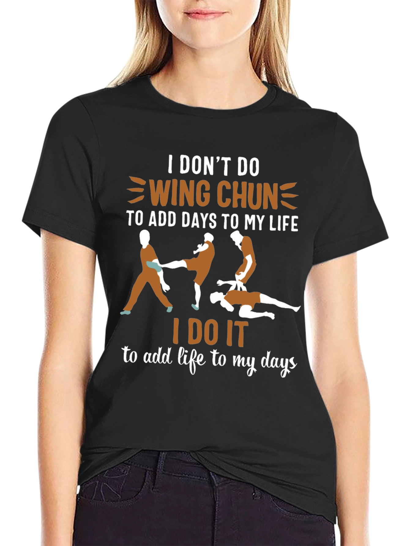 Wing Chun Martial Arts T-Shirt - Add Life to Your Days