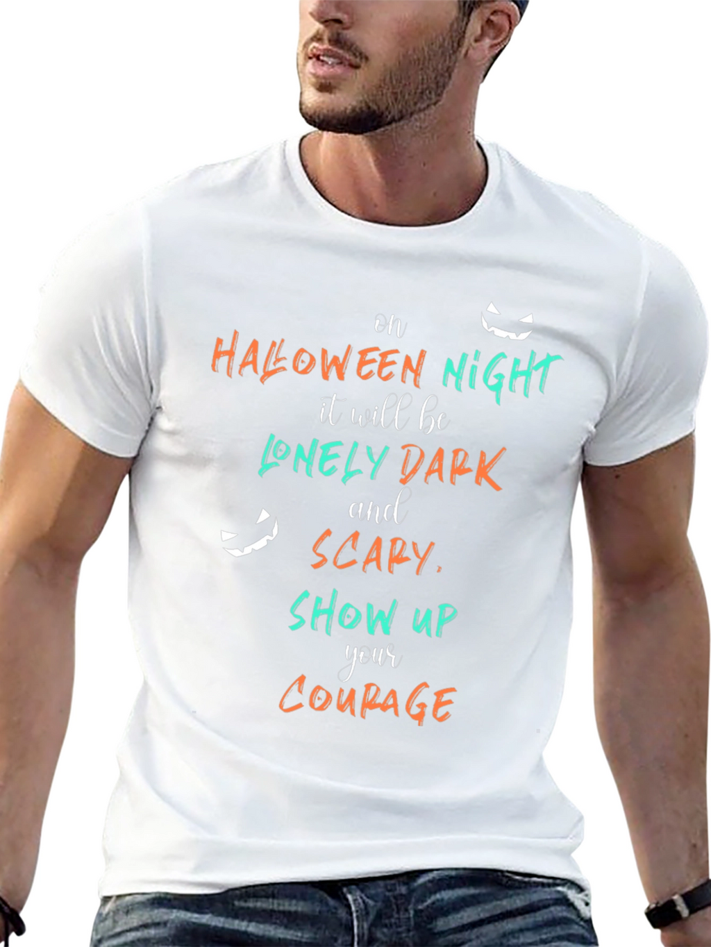 Halloween Night Graphic T-Shirt