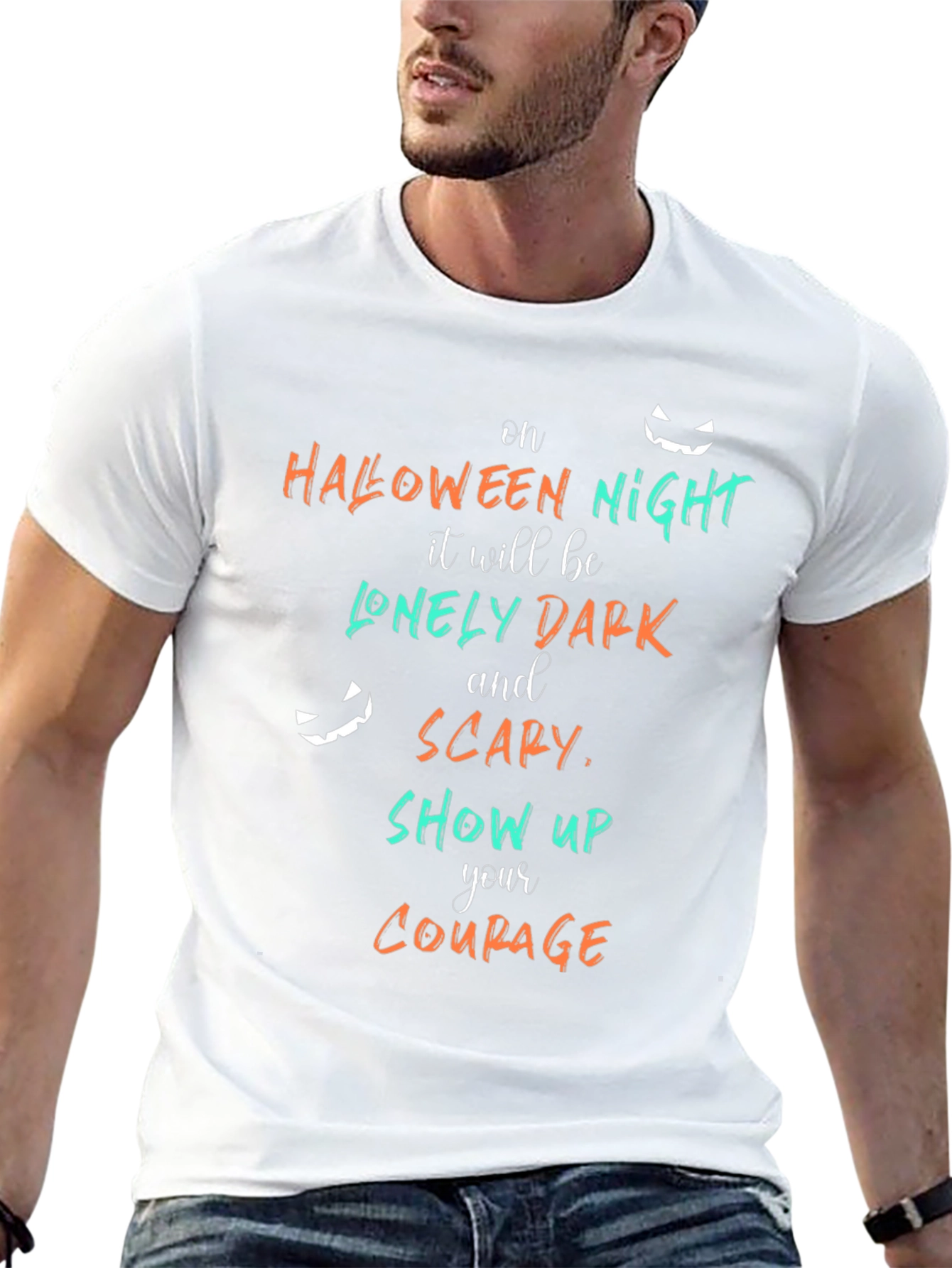 Halloween Night Graphic T-Shirt